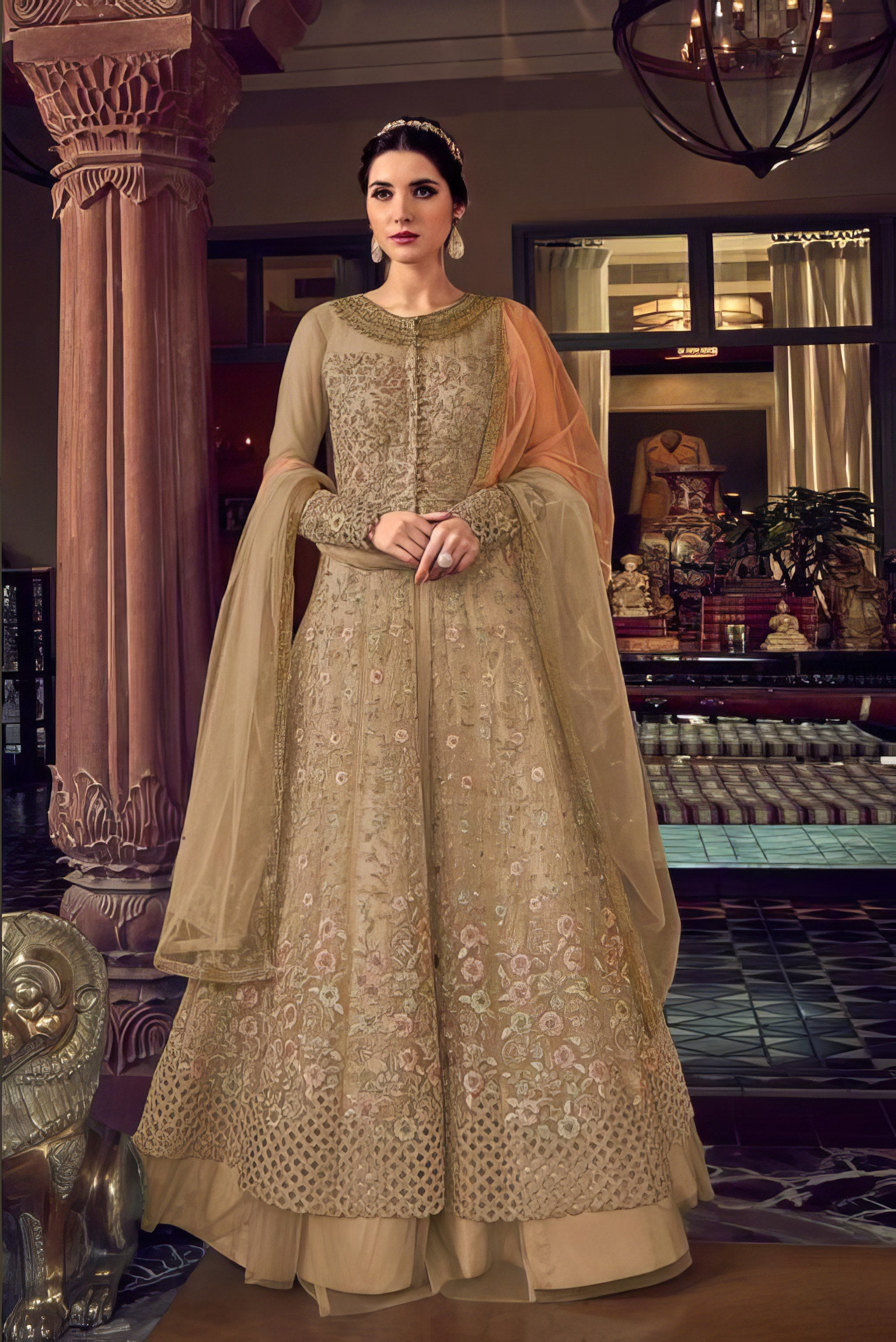 Heavy Bonglory Silk Luxury Gown LXGW0032