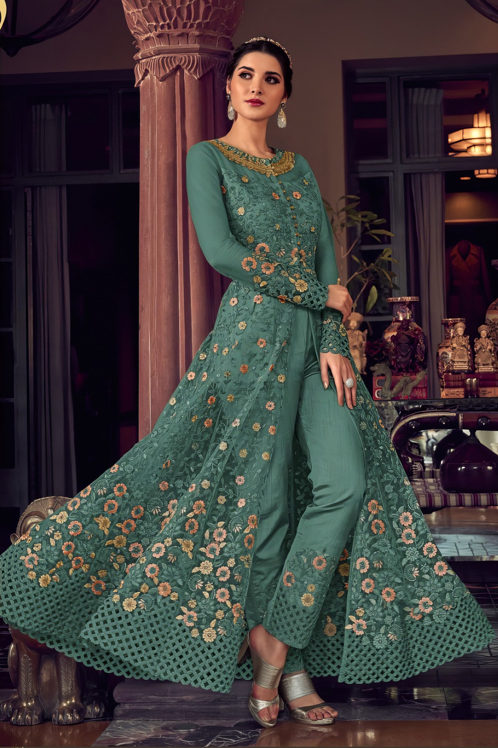 Heavy Bonglory Silk Luxury Gown LXGW0032