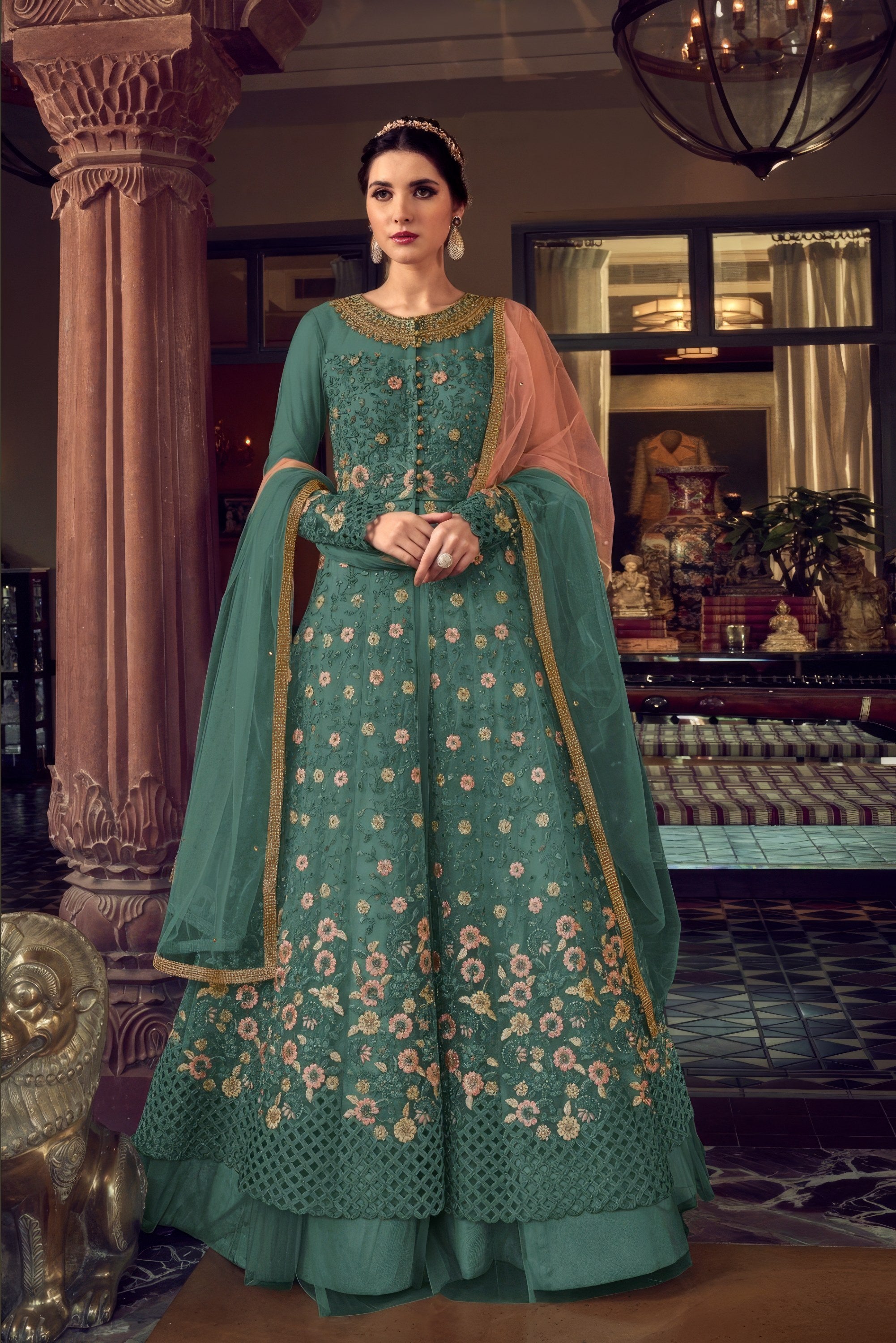 Heavy Bonglory Silk Luxury Gown LXGW0032