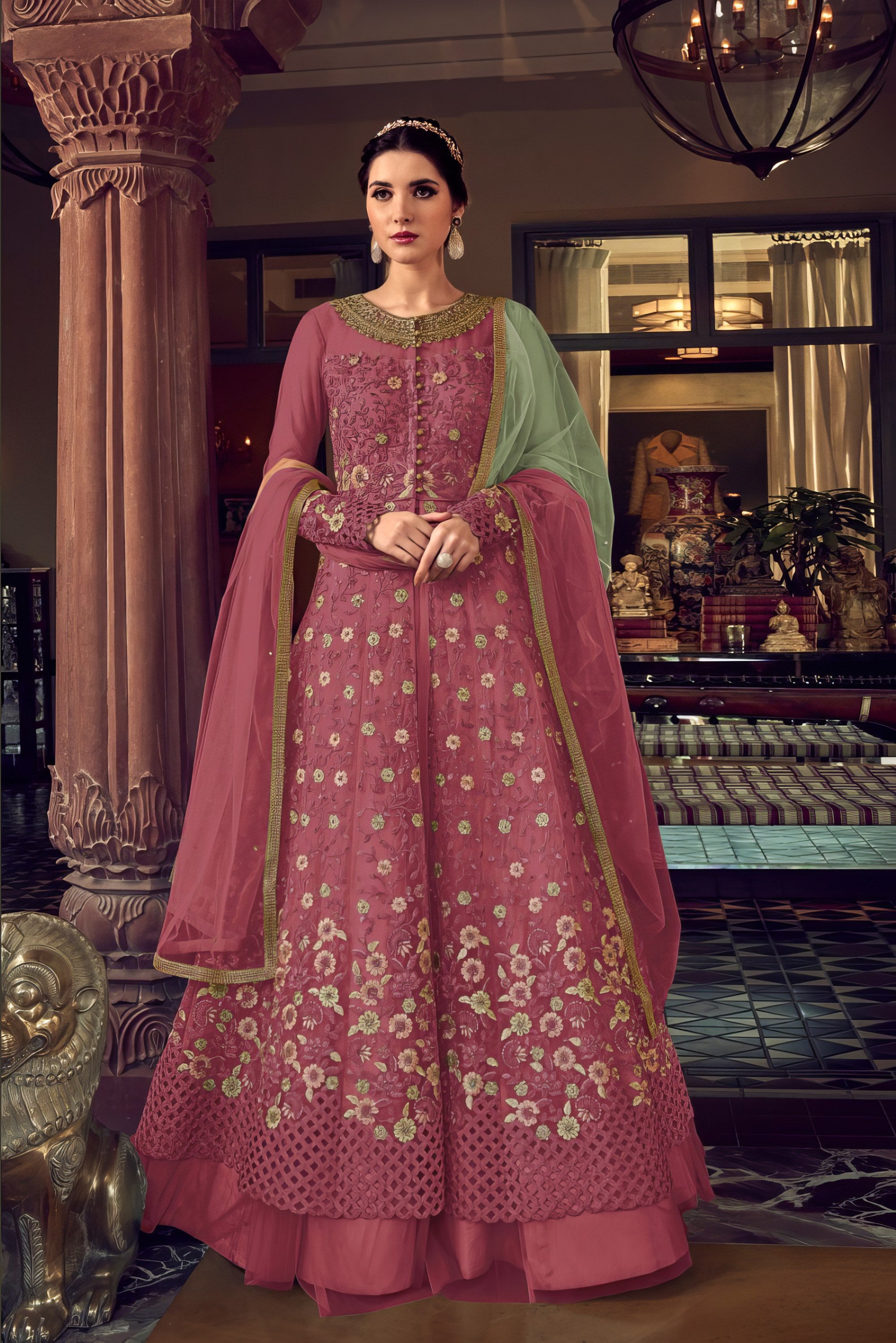 Heavy Bonglory Silk Luxury Gown LXGW0032