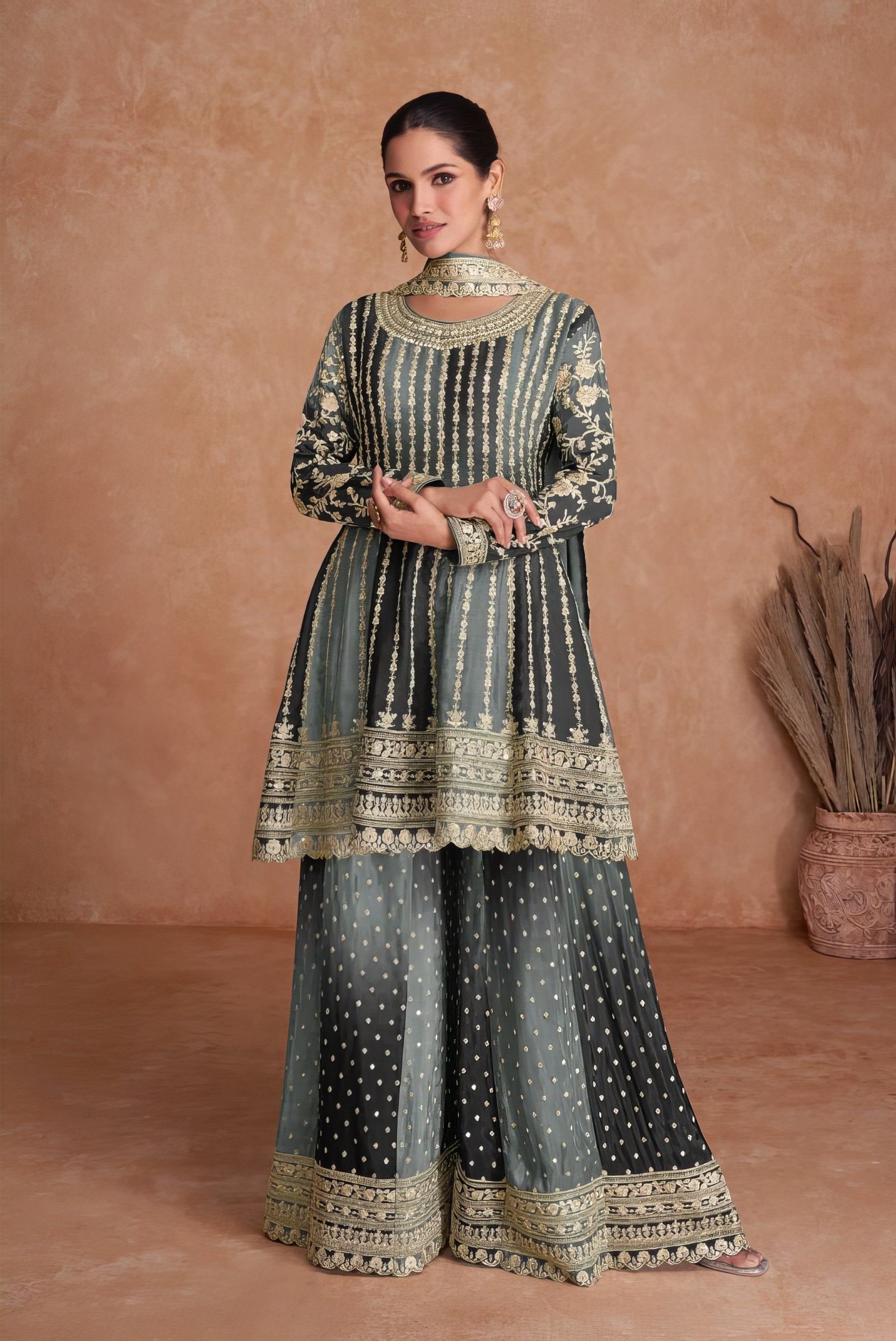 Handmade Zarkan Premium Sharara LXSR0046