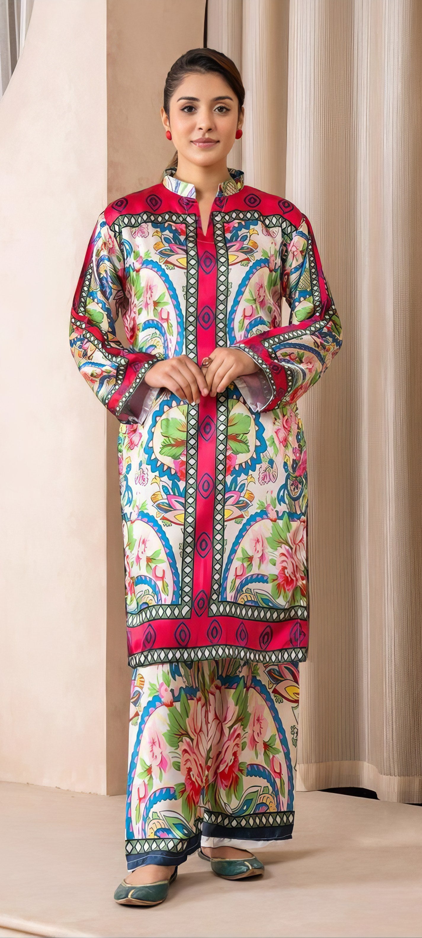 Imported cotton Printed CO'ORD SET CD0008