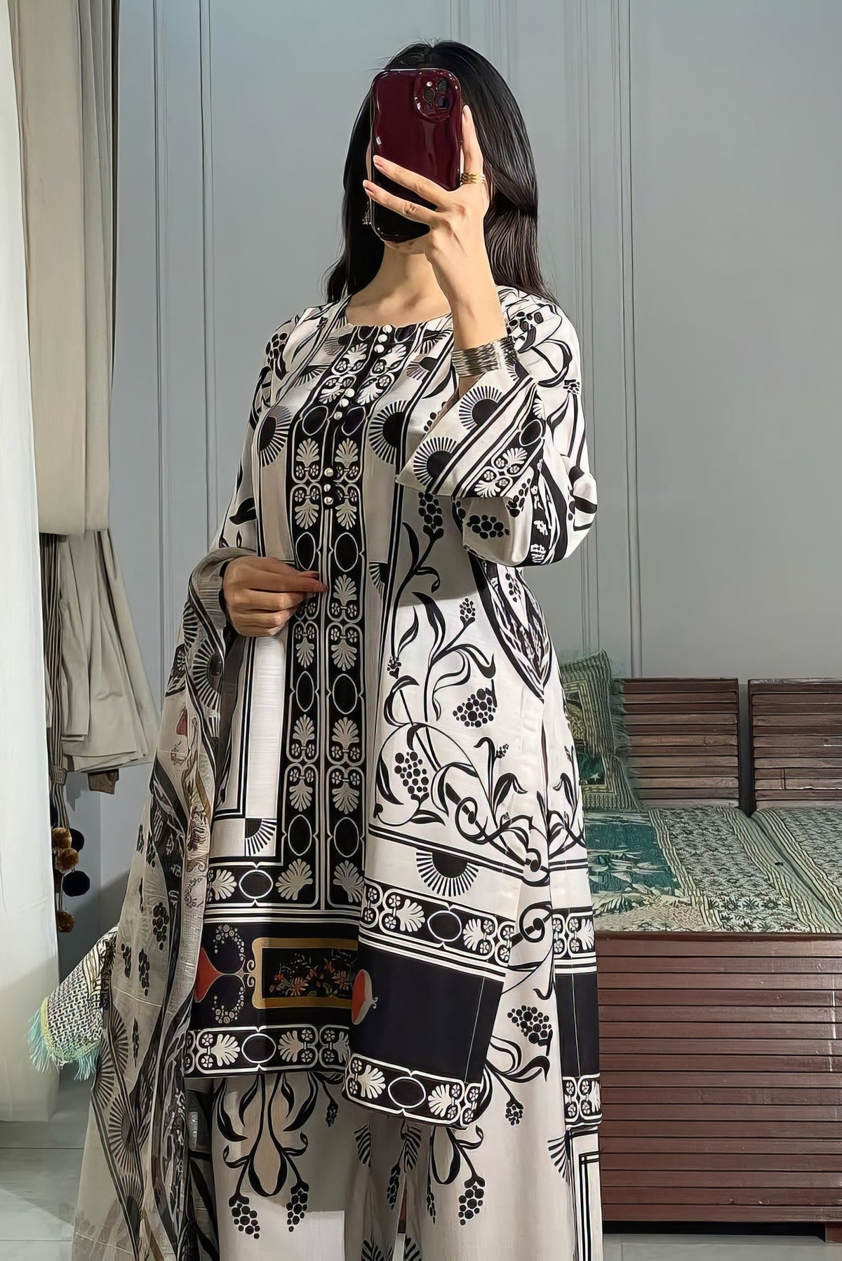 Crepe Essence Full Sleeve CO'ORD SET CD0017