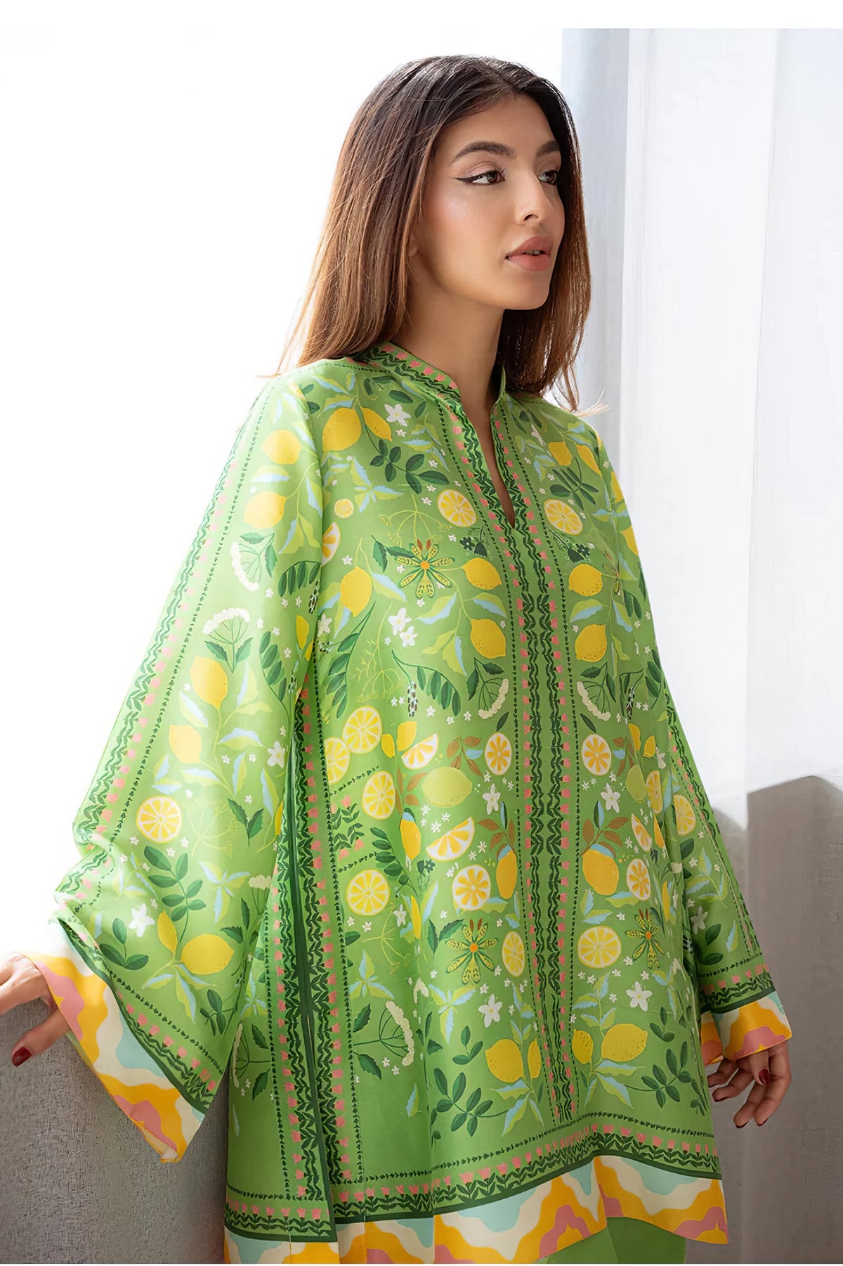 Green Colour Floral CO'ORD SET CD0027