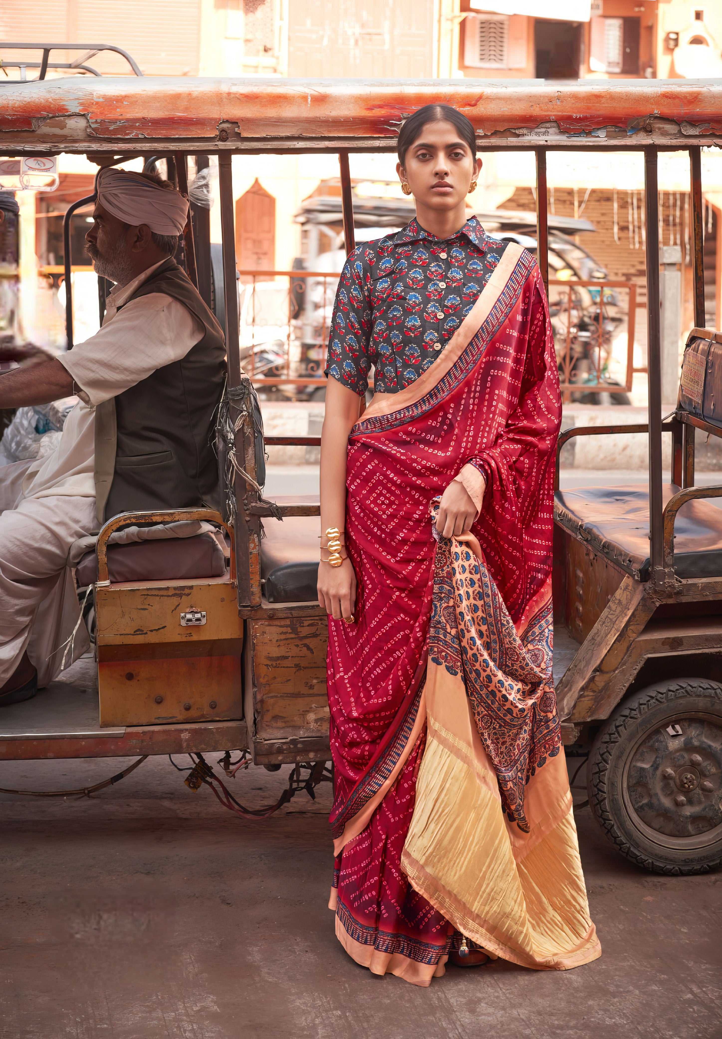 Gajji Lagdi Patta Saree LXSE0036