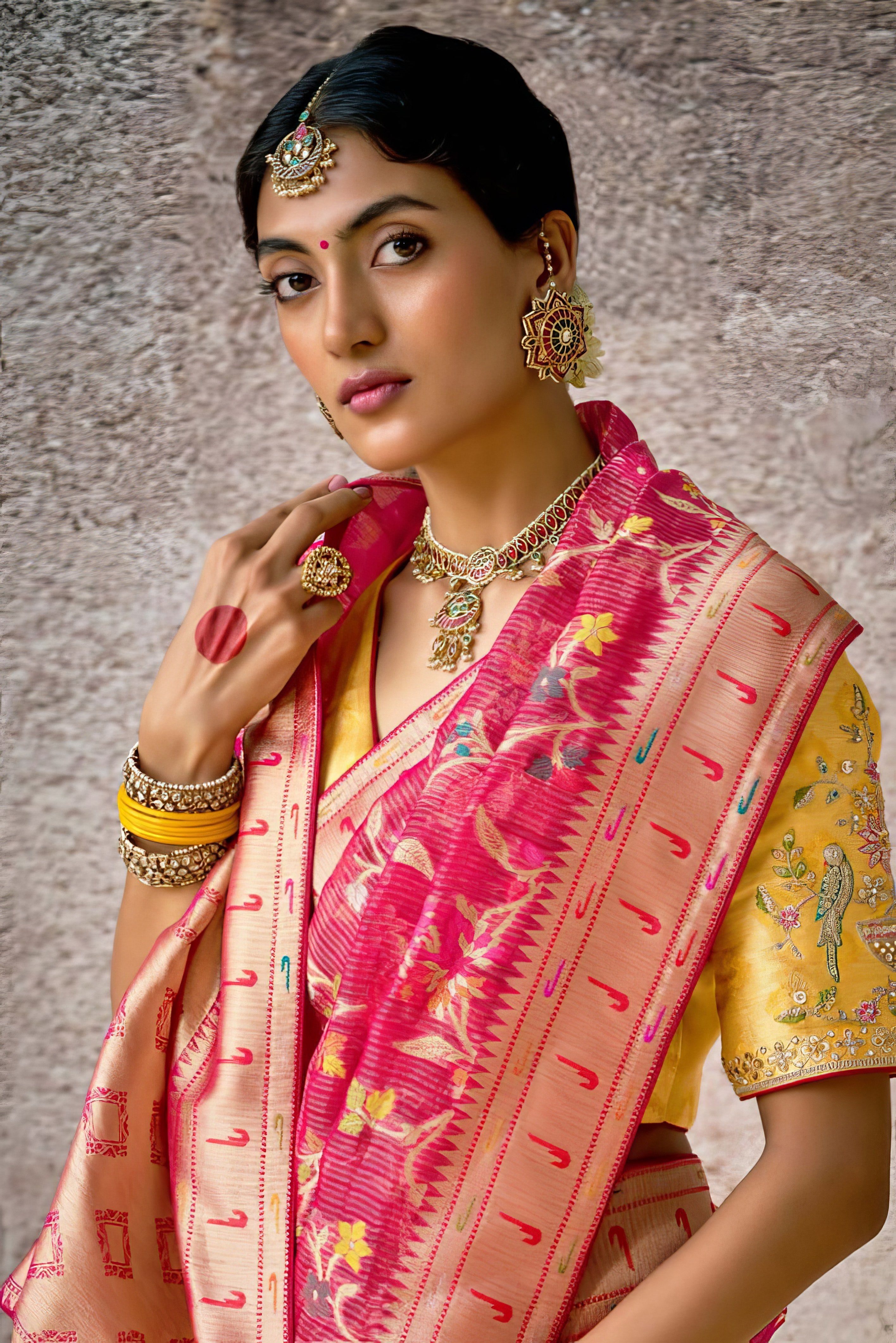 Kora Banarasi Art Silk Saree LXSE0047