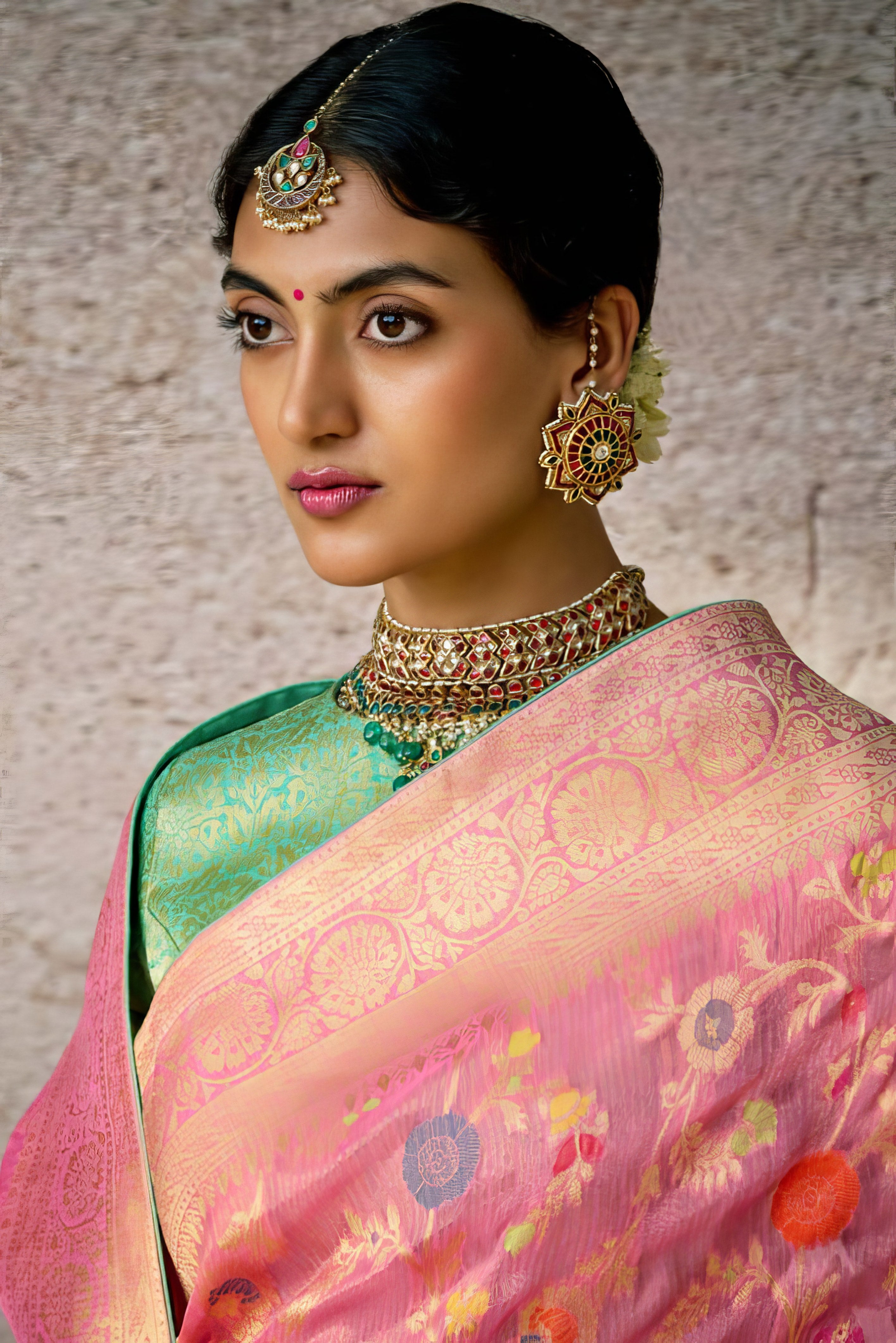 Kora Banarasi  Silky Saree LXSE0038
