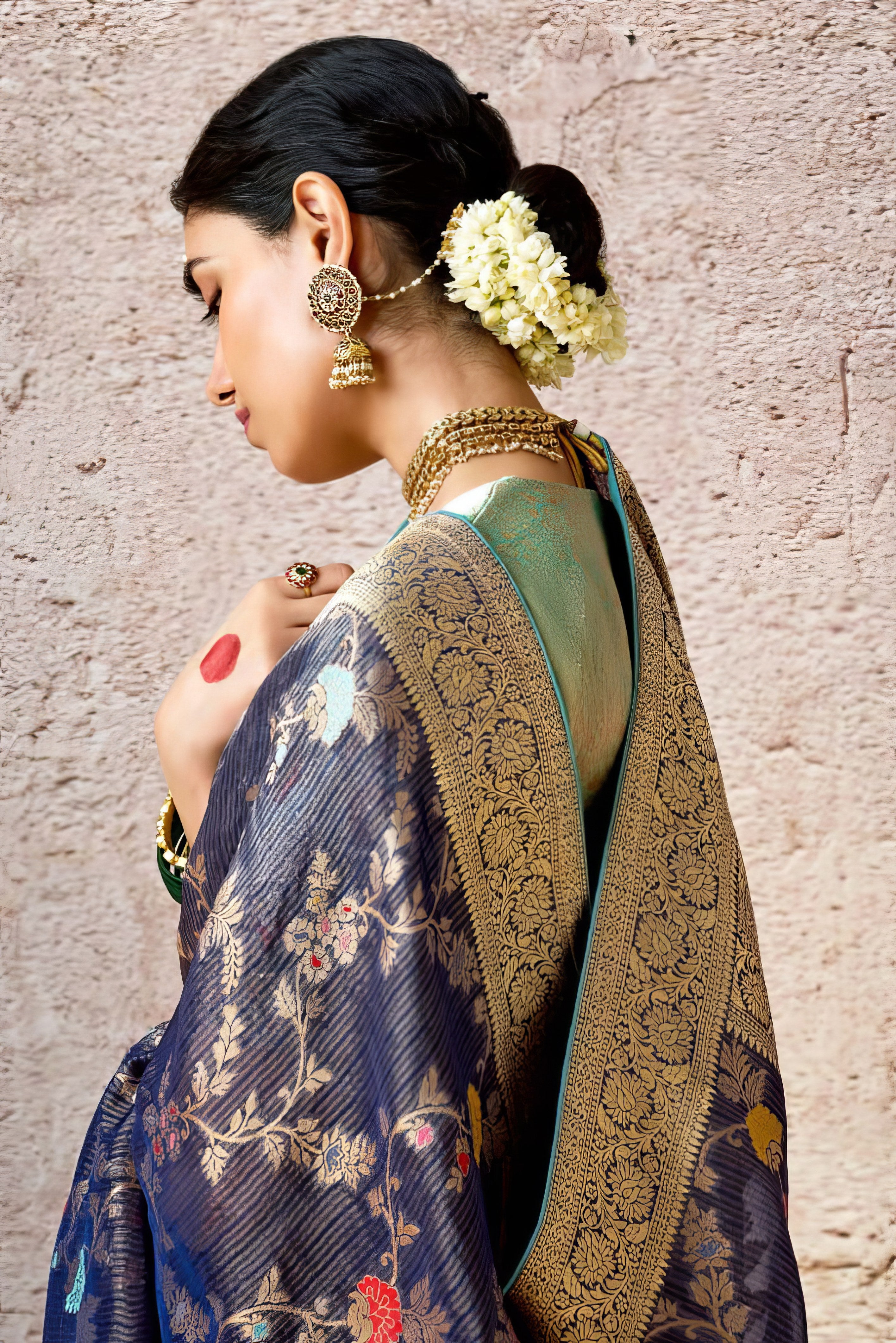 Kora Banarasi Art Silk Saree LXSE00054