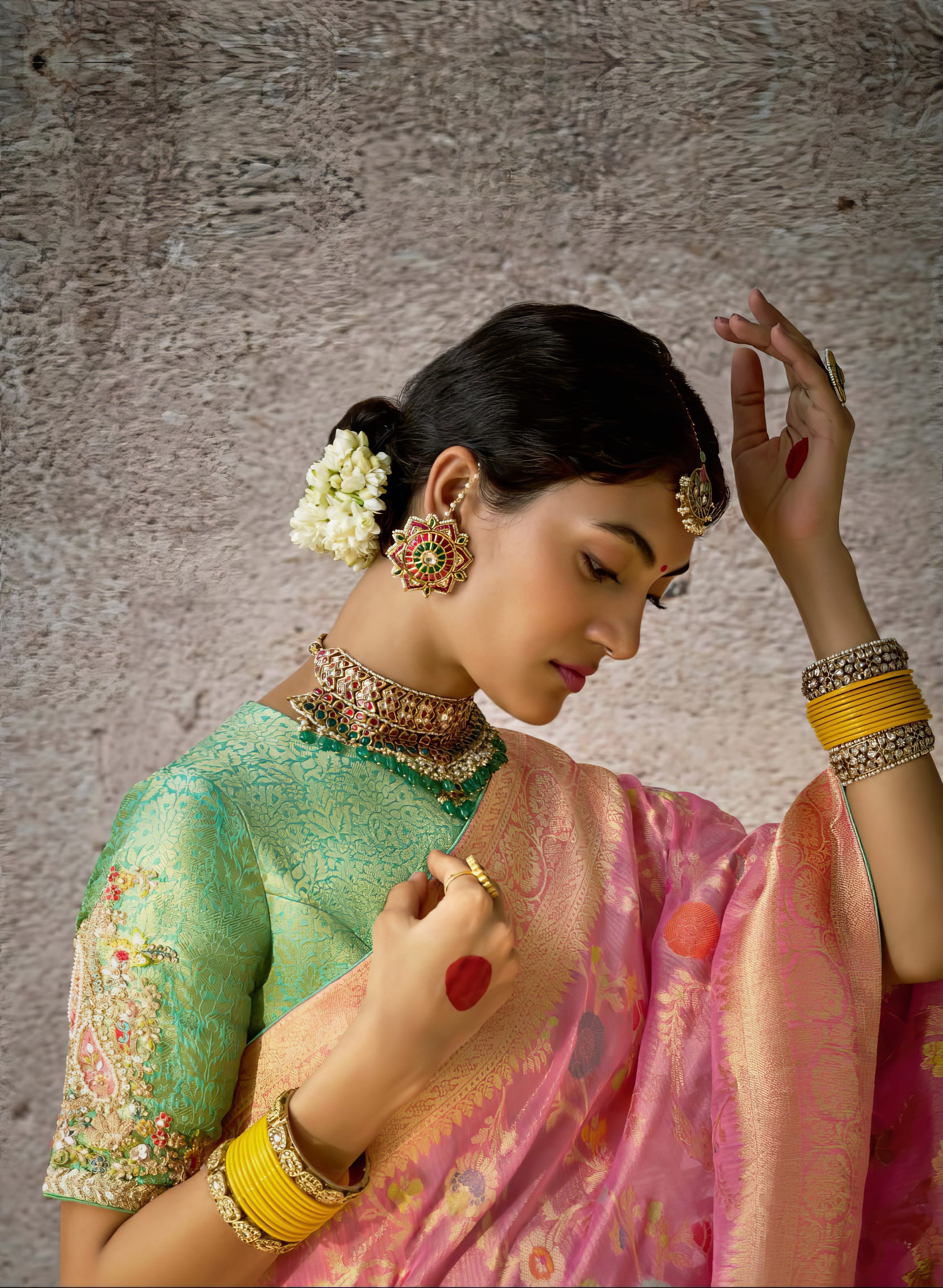 Kora Banarasi  Silky Saree LXSE0038
