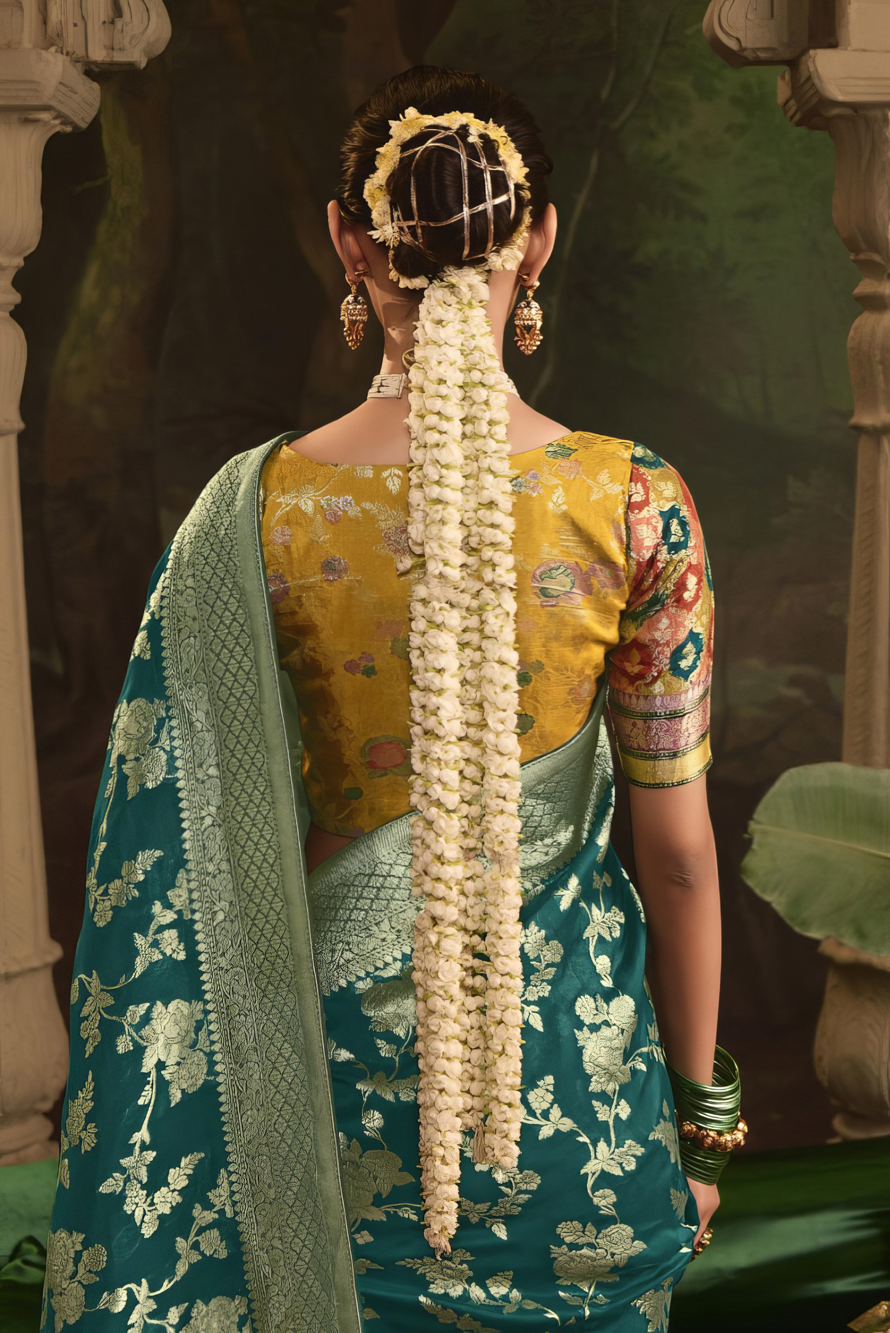 Kora Banarasi Art Silk Saree LXSE00066