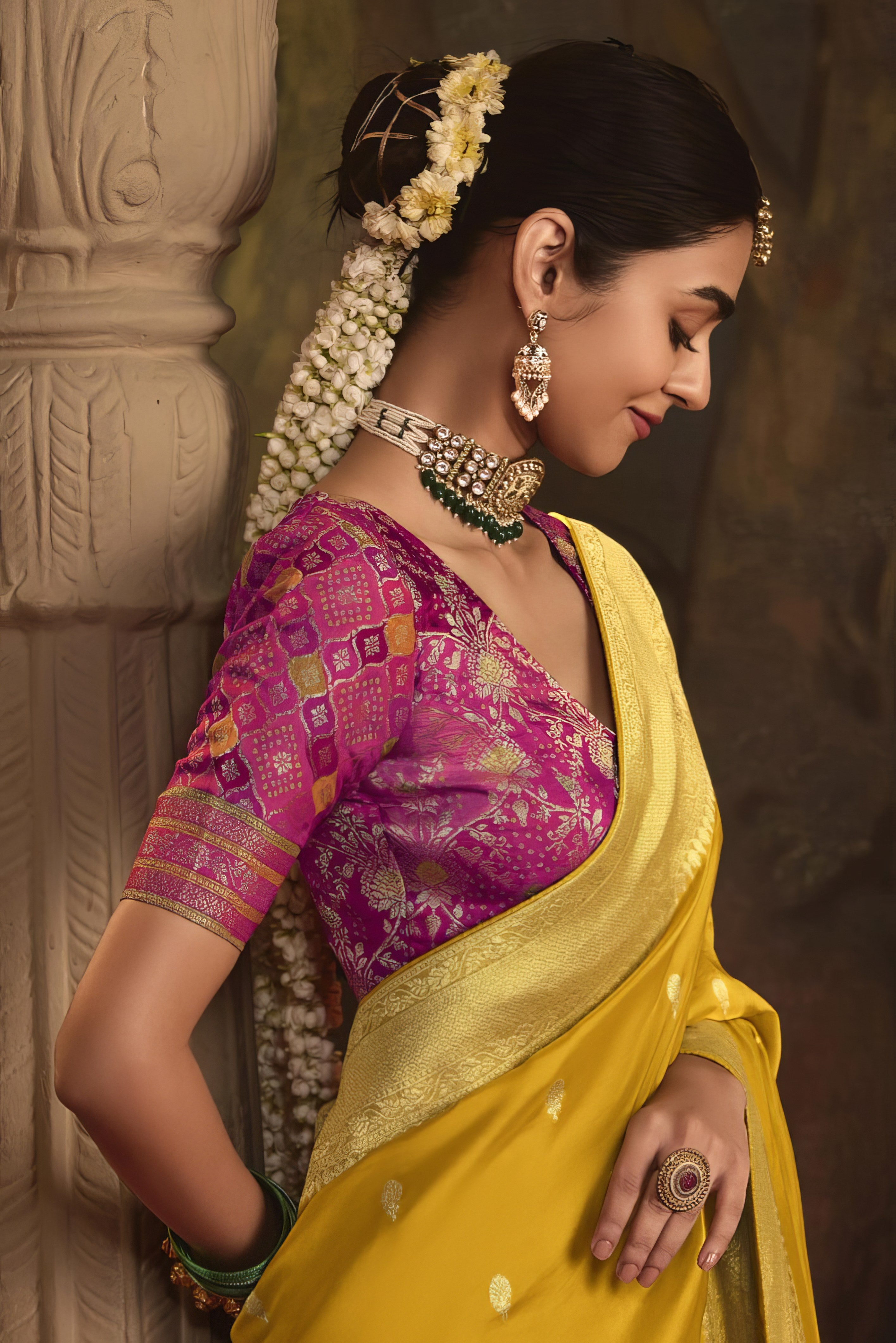 Kora Banarasi Art Silk Saree LXSE00069