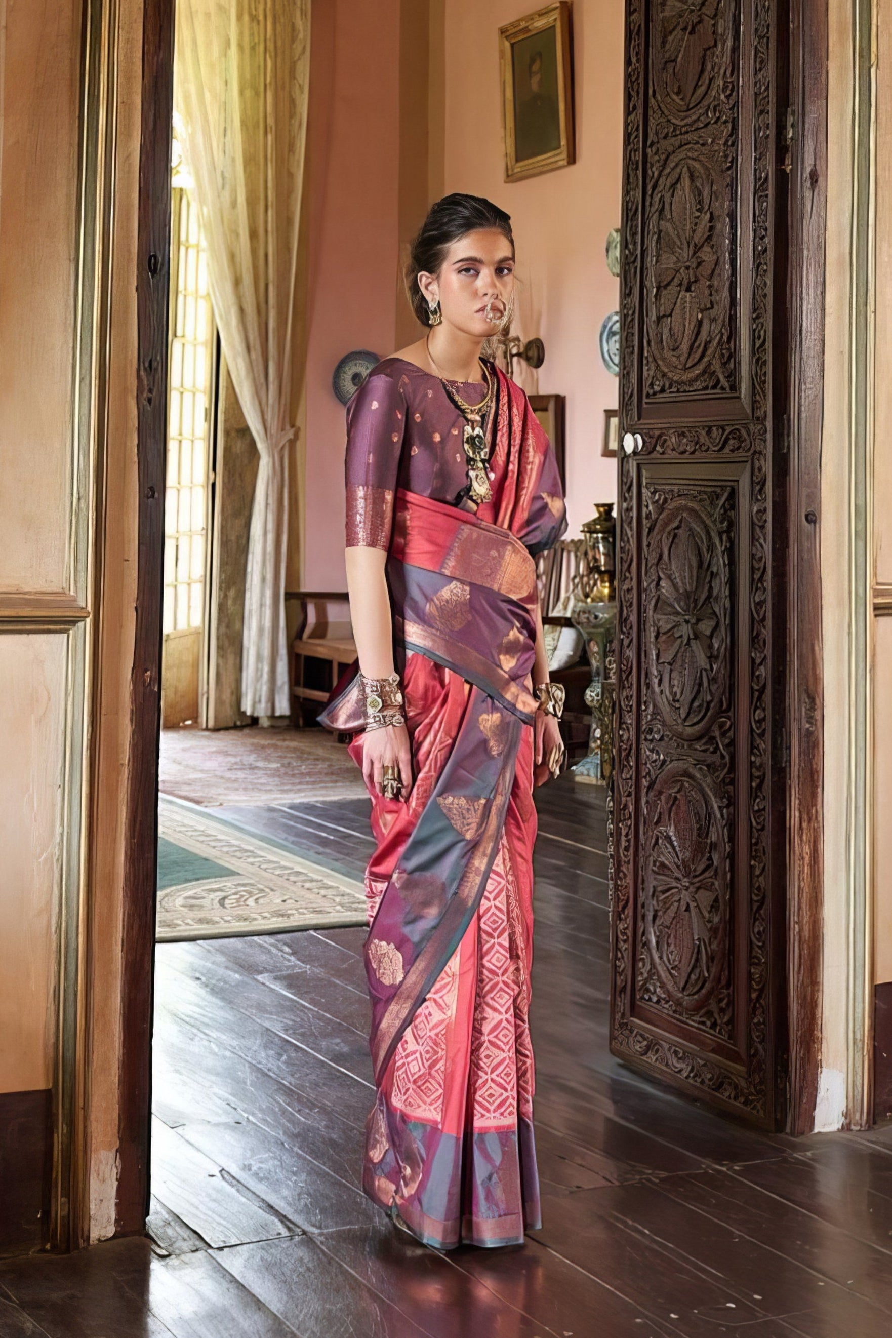 Pochampally Weaving Saree LXSE0043