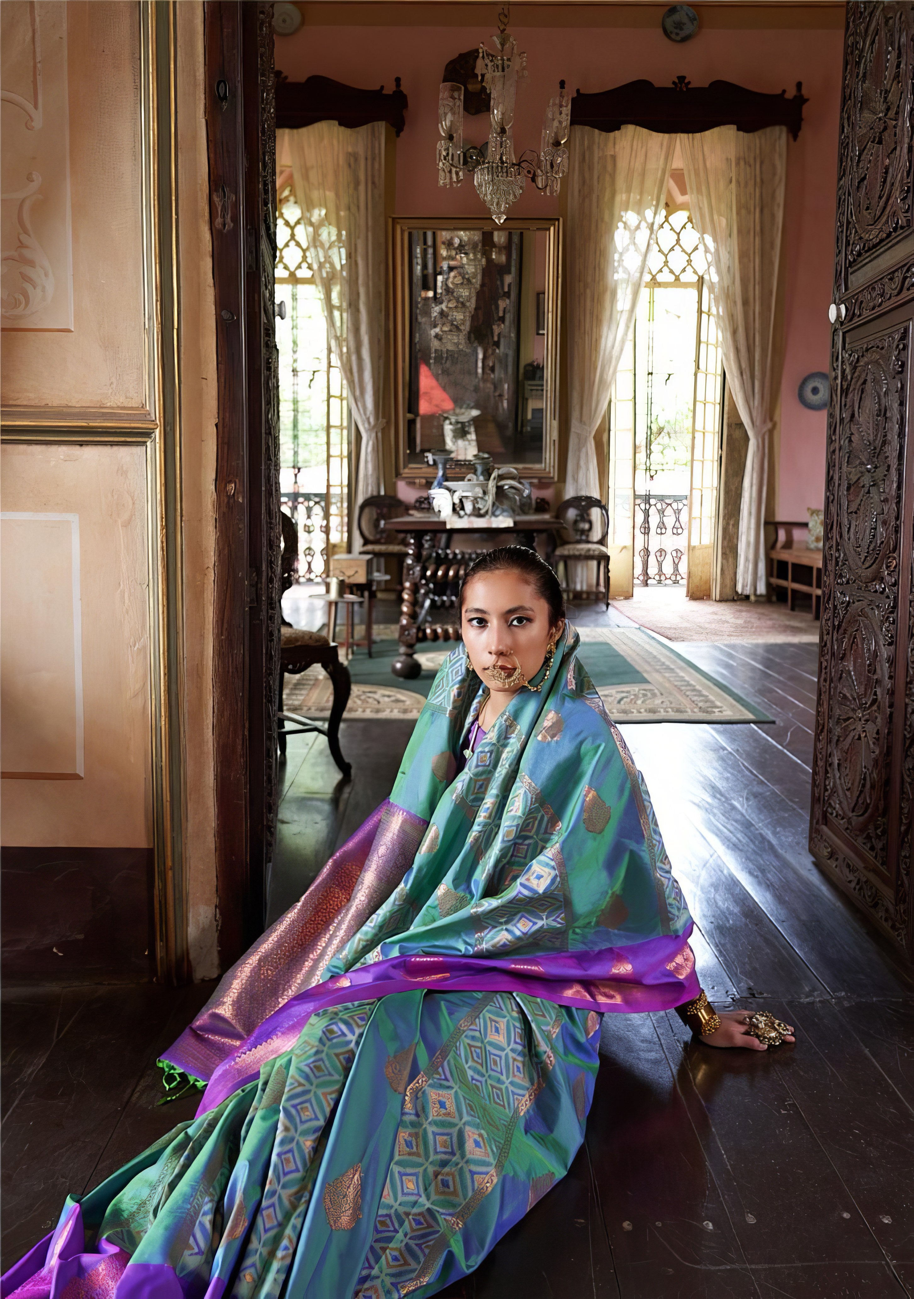 Pochampally Weaving Saree LXSE0043