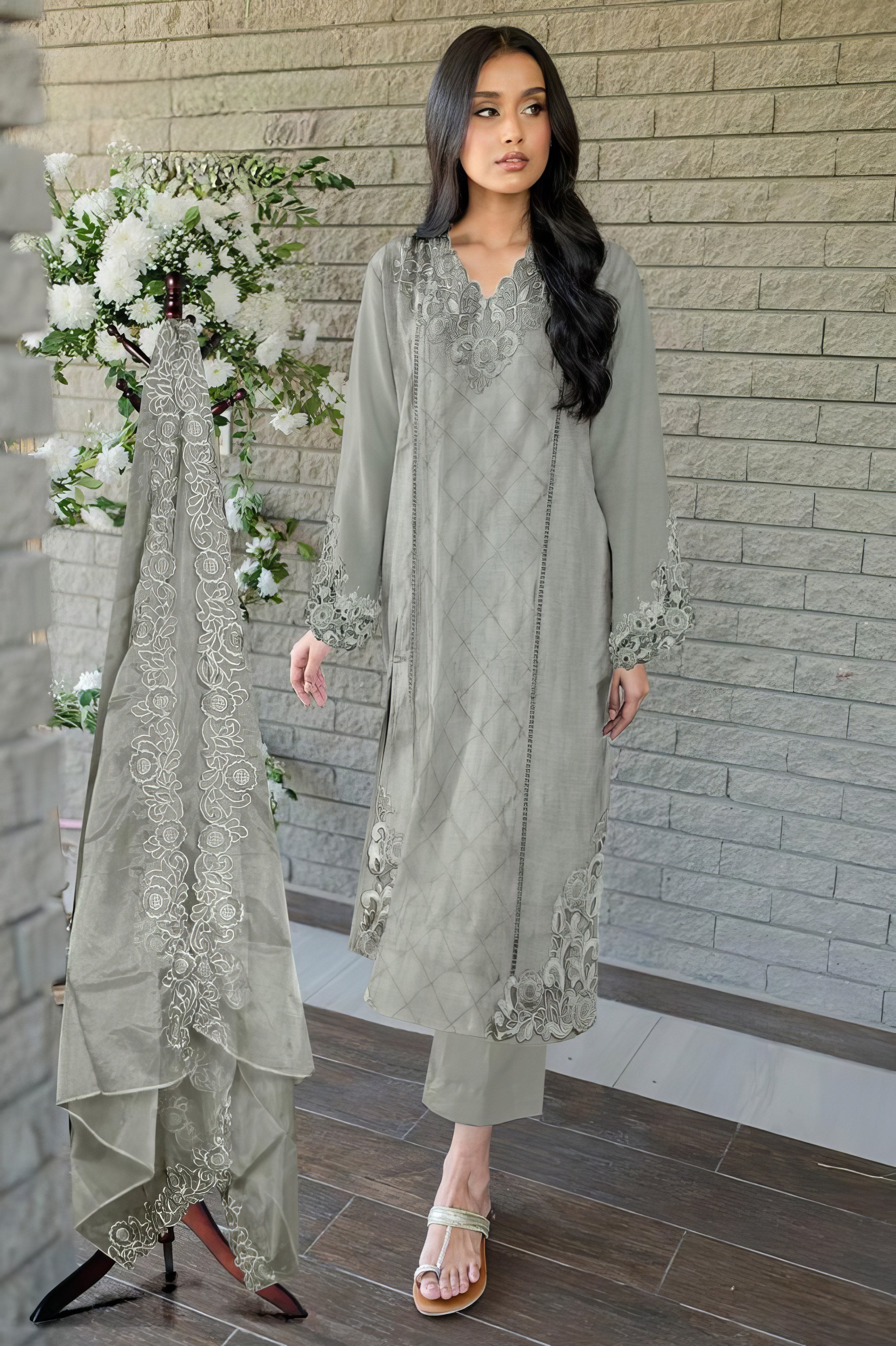 Velour Grace Embroidered Pakistani Suit LXPK0062