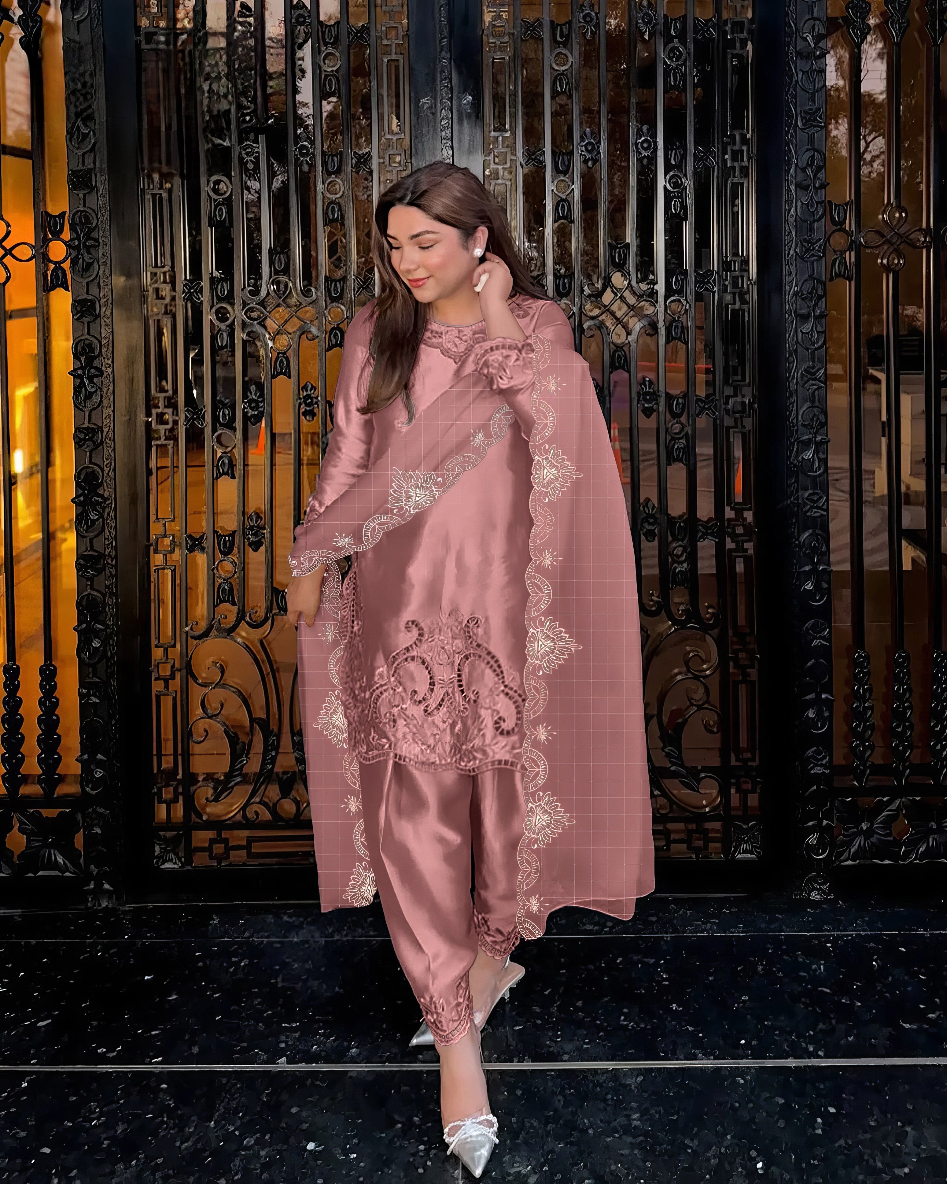 Nayra Sequin Embroidered Pakistani Suit LXPK0073