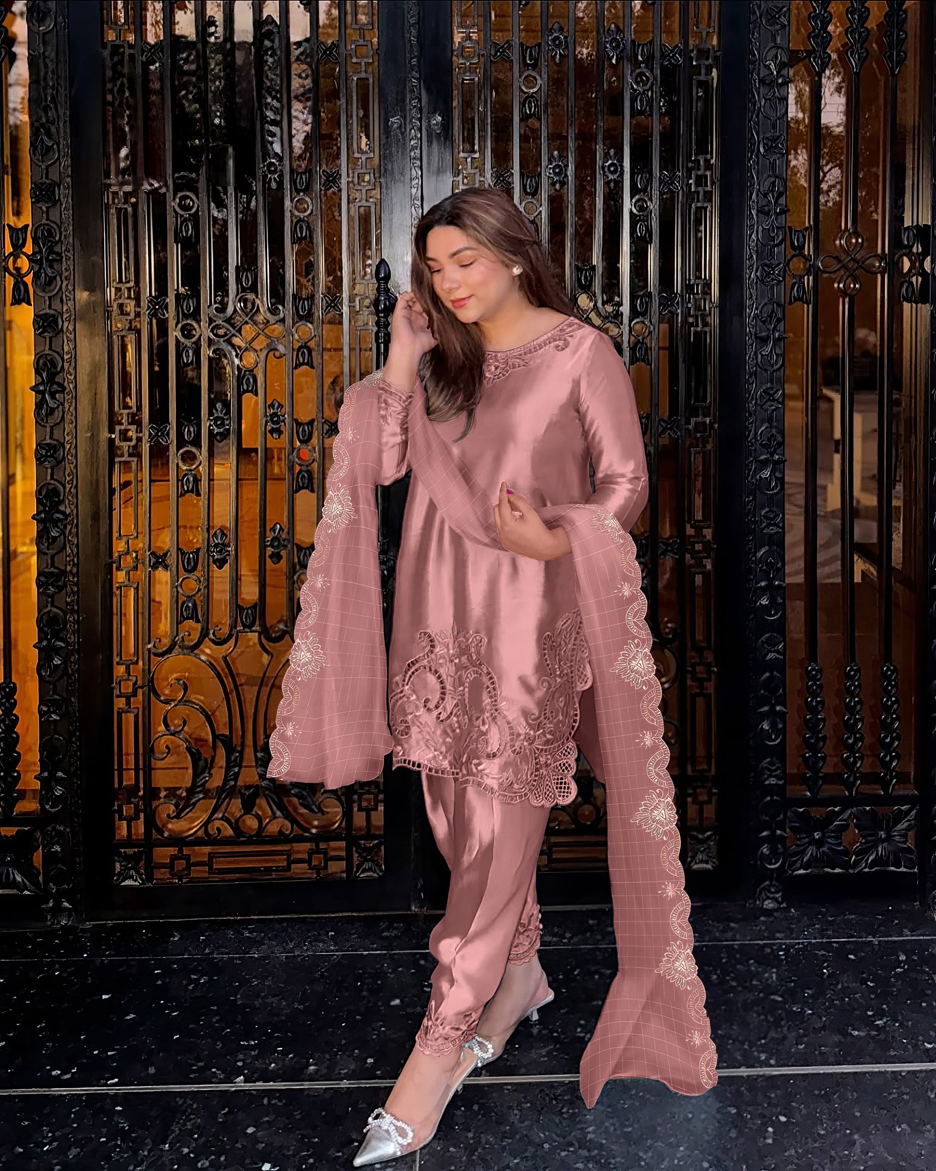 Nayra Sequin Embroidered Pakistani Suit LXPK0073