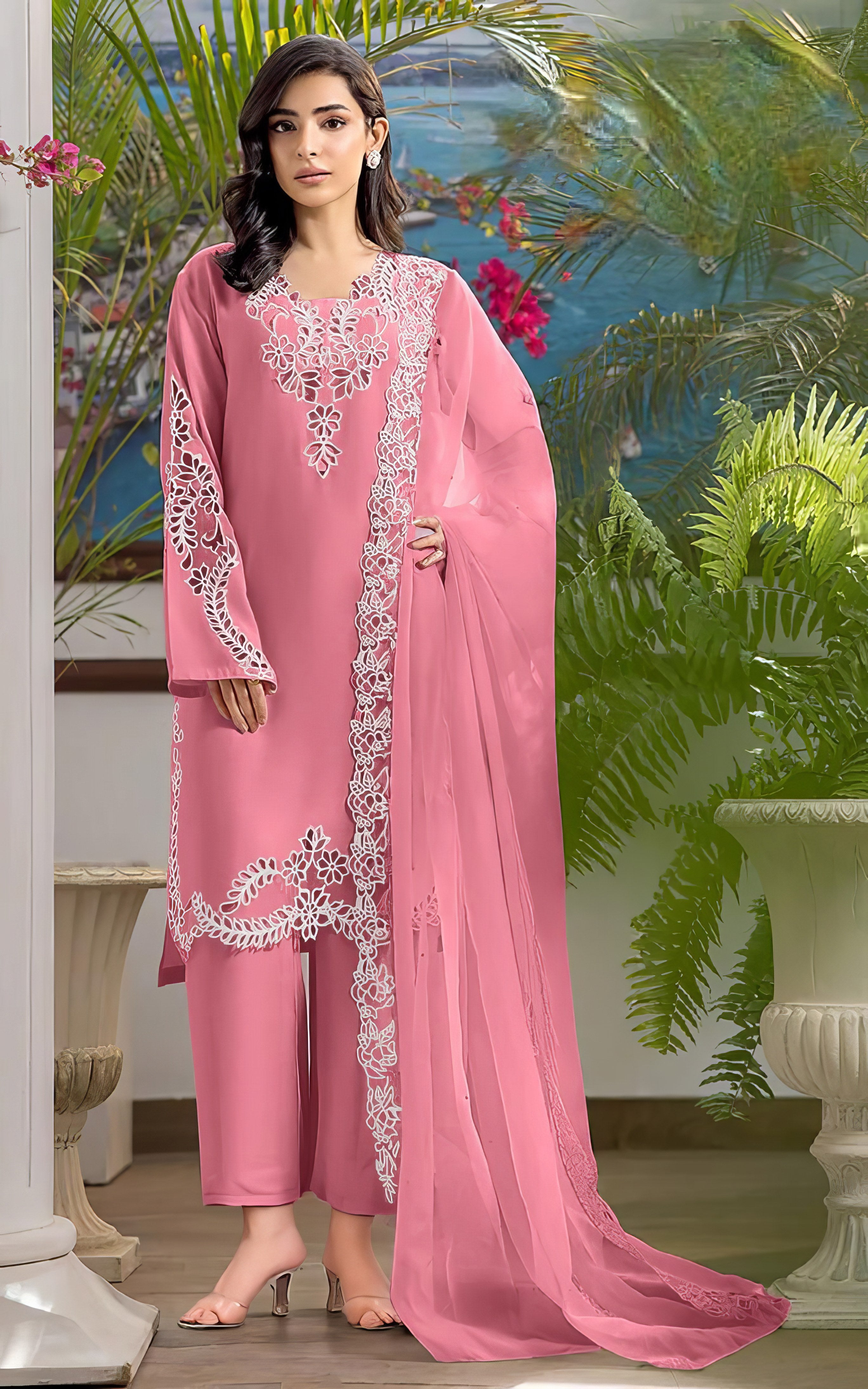 Rihana Embroidered Zam Pakistani Suit LXPK0075