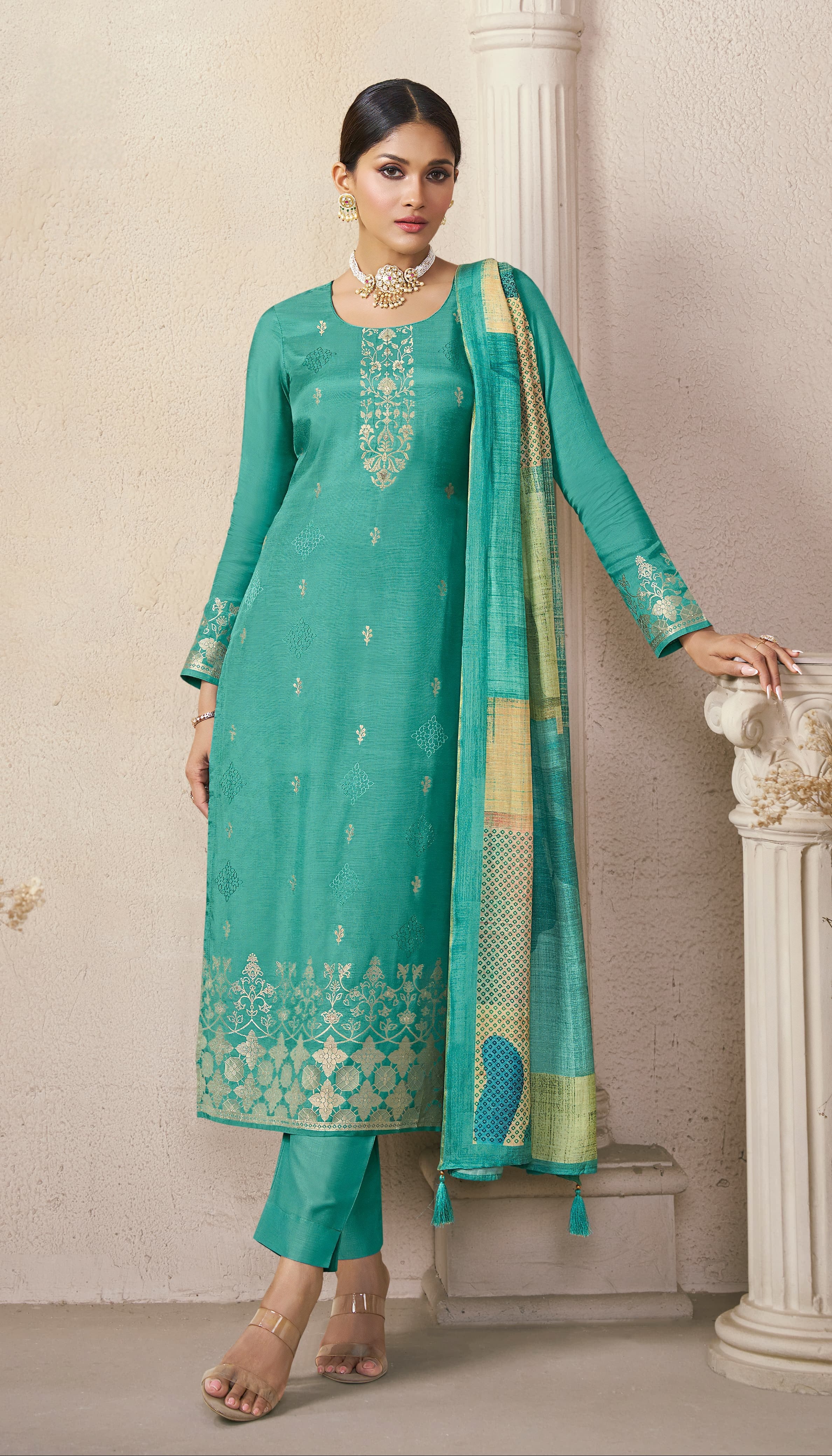Zehra Weave Set Luxury Suit LXST0047