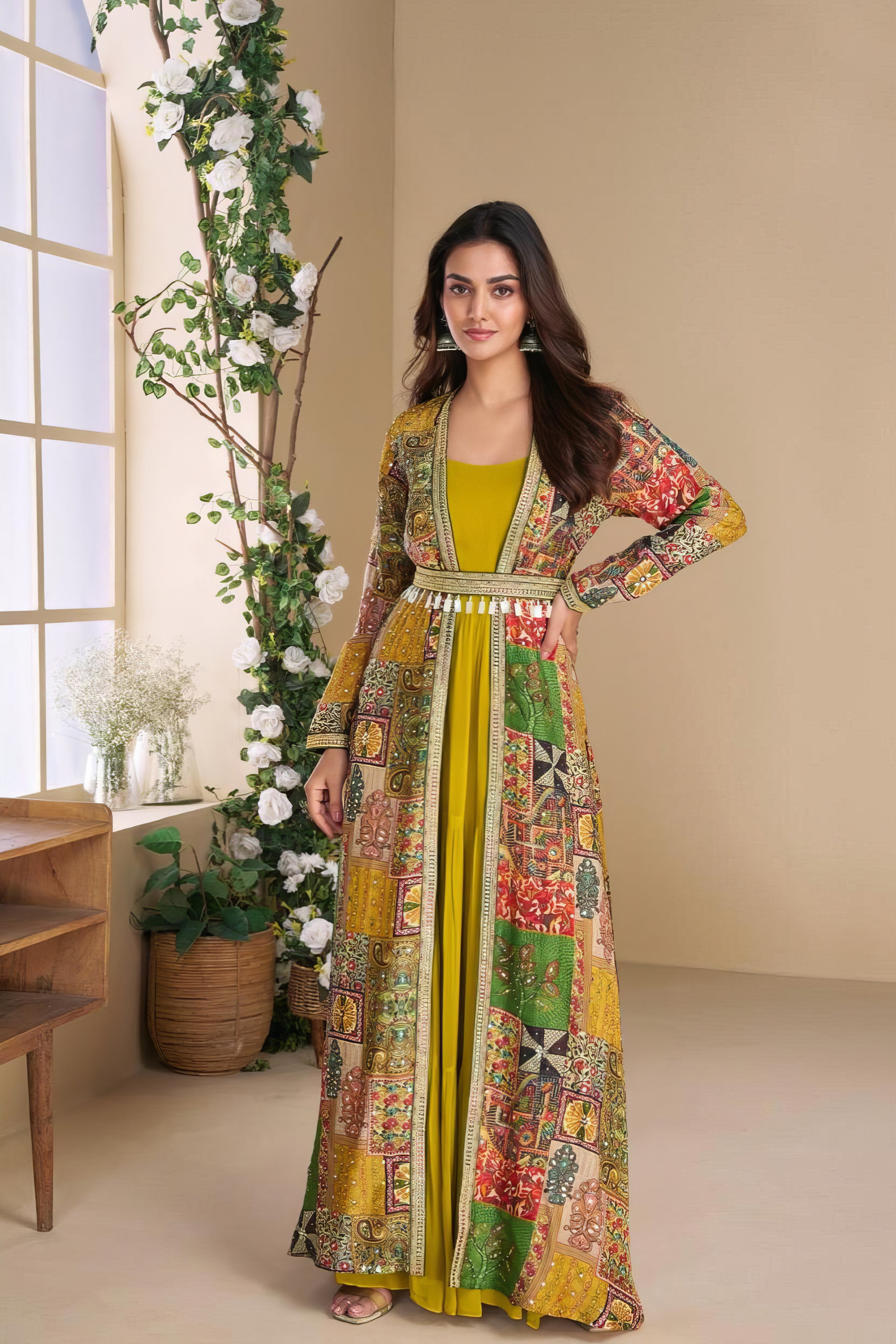 Nayra Silk Charm Premium Gown LXGW0041