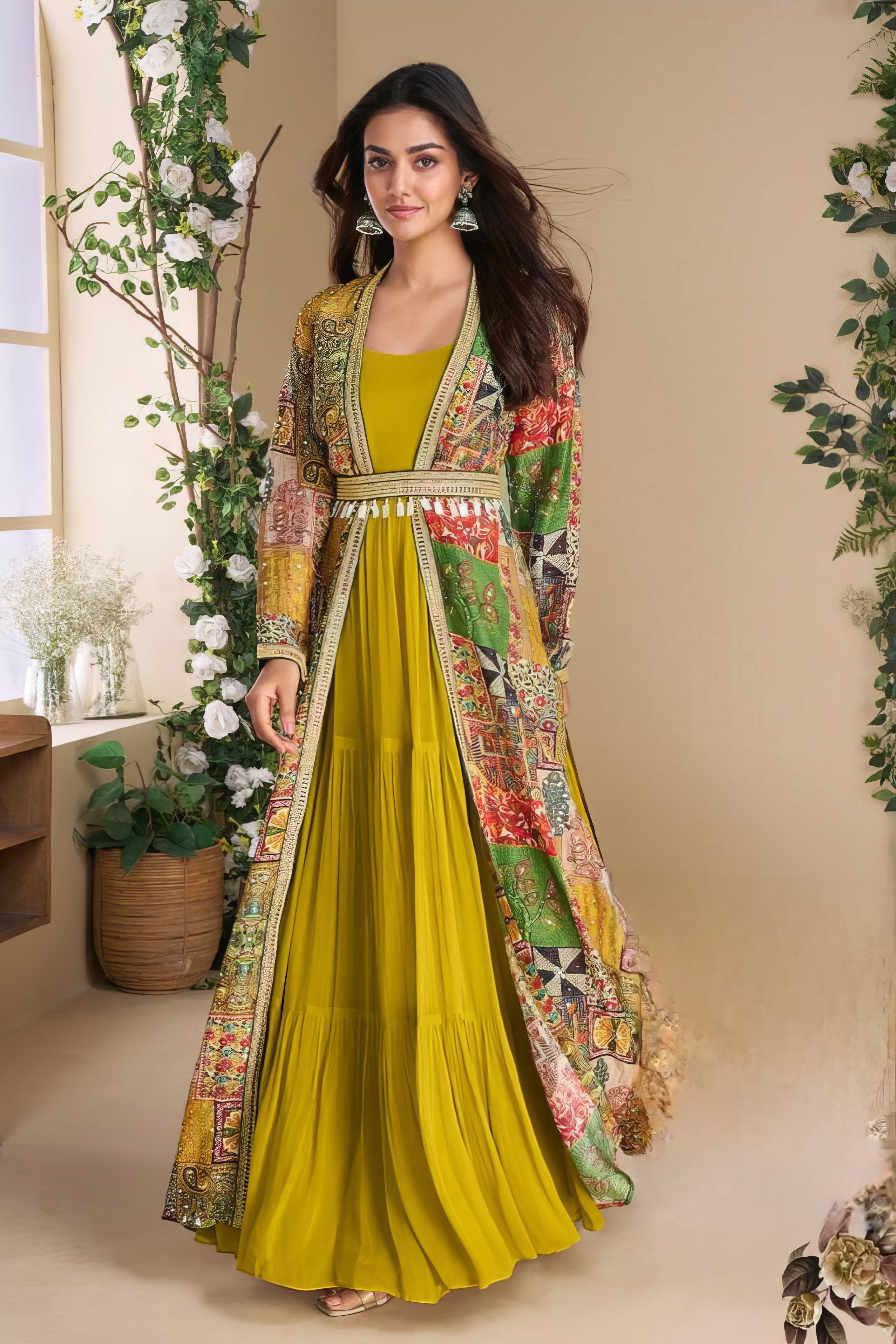Nayra Silk Charm Premium Gown LXGW0041