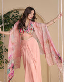Petal Whisper Chinon Lehenga LXLG0021