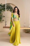 Blush Bloom Chinon Lehenga LXLG0022
