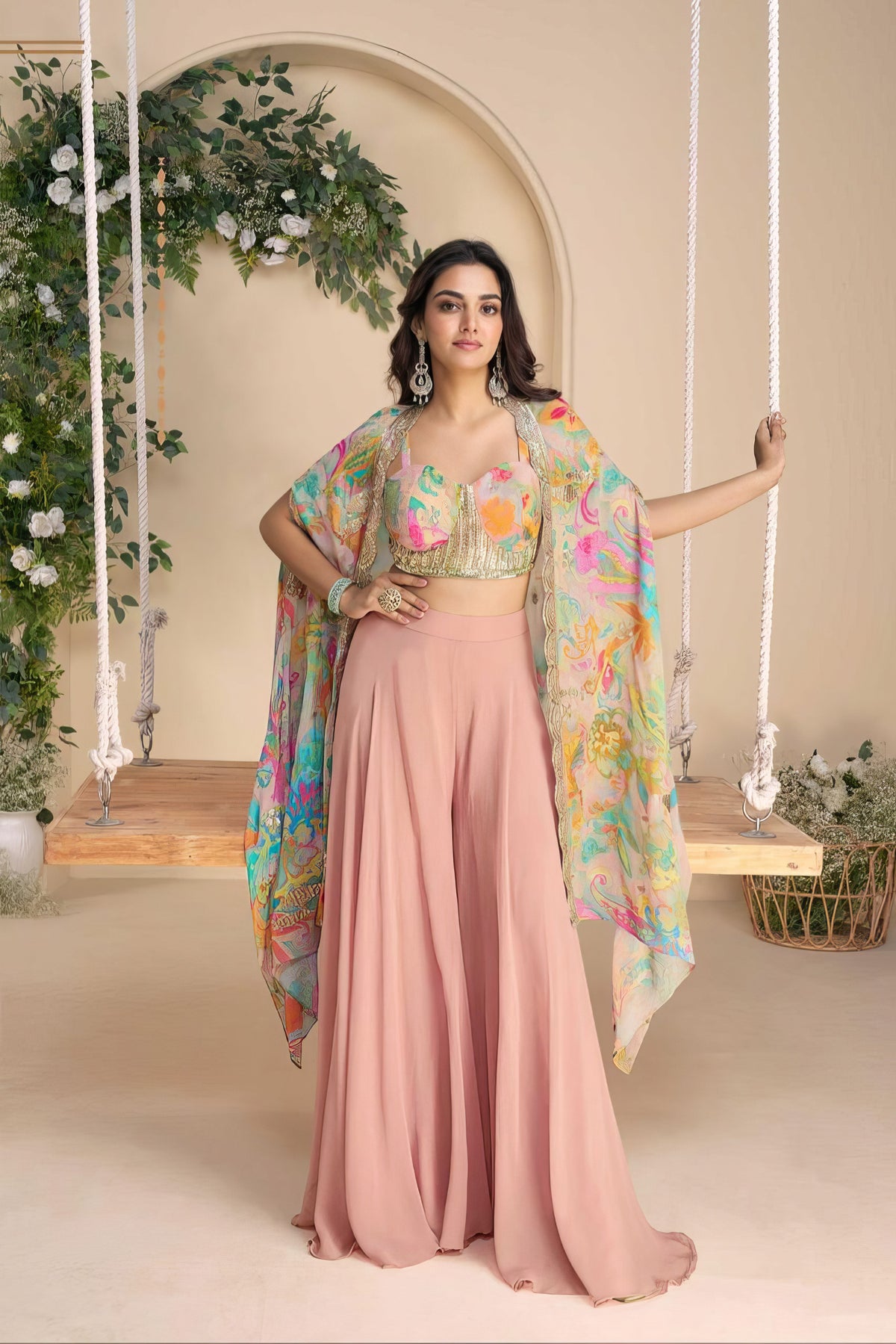 Real Chinon Silky Lehenga LXLG0023