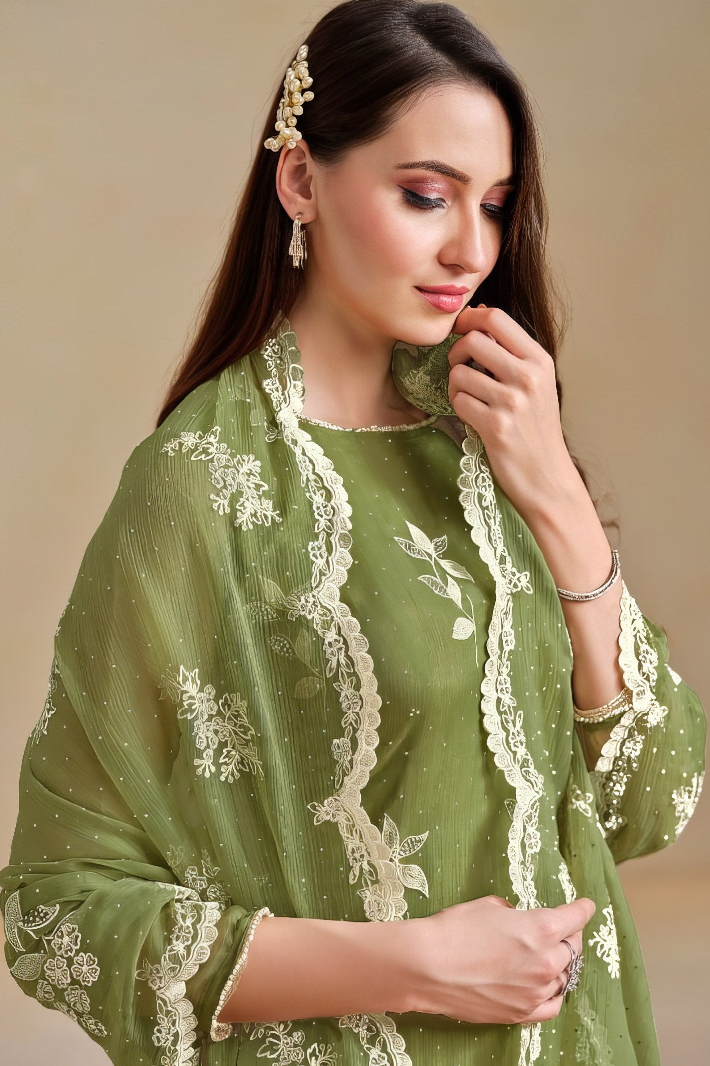 Zarina Sparkle Luxury Suit LXST0050