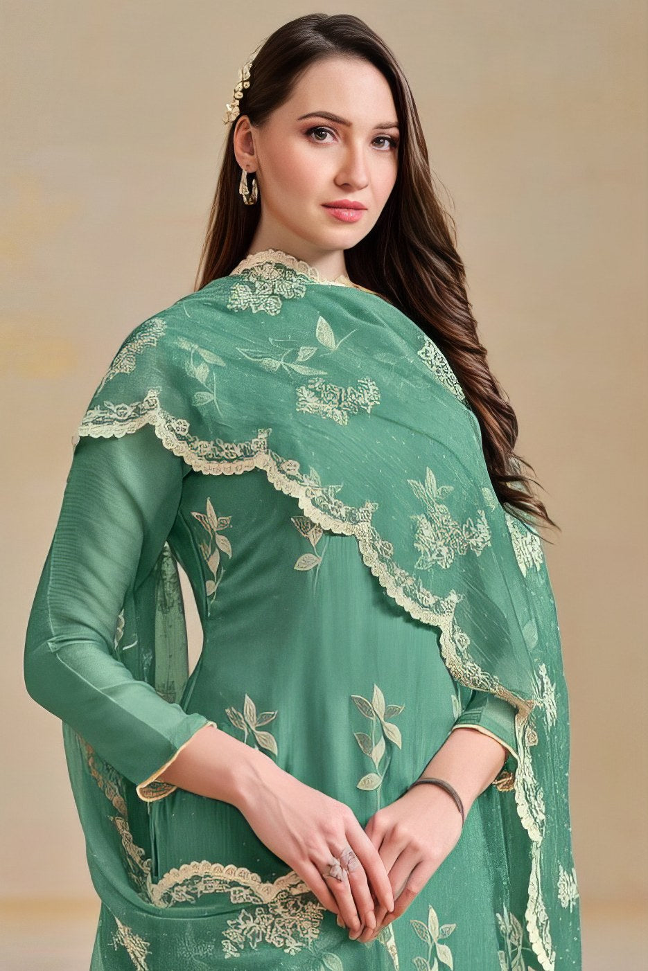Zarina Sparkle Luxury Suit LXST0050