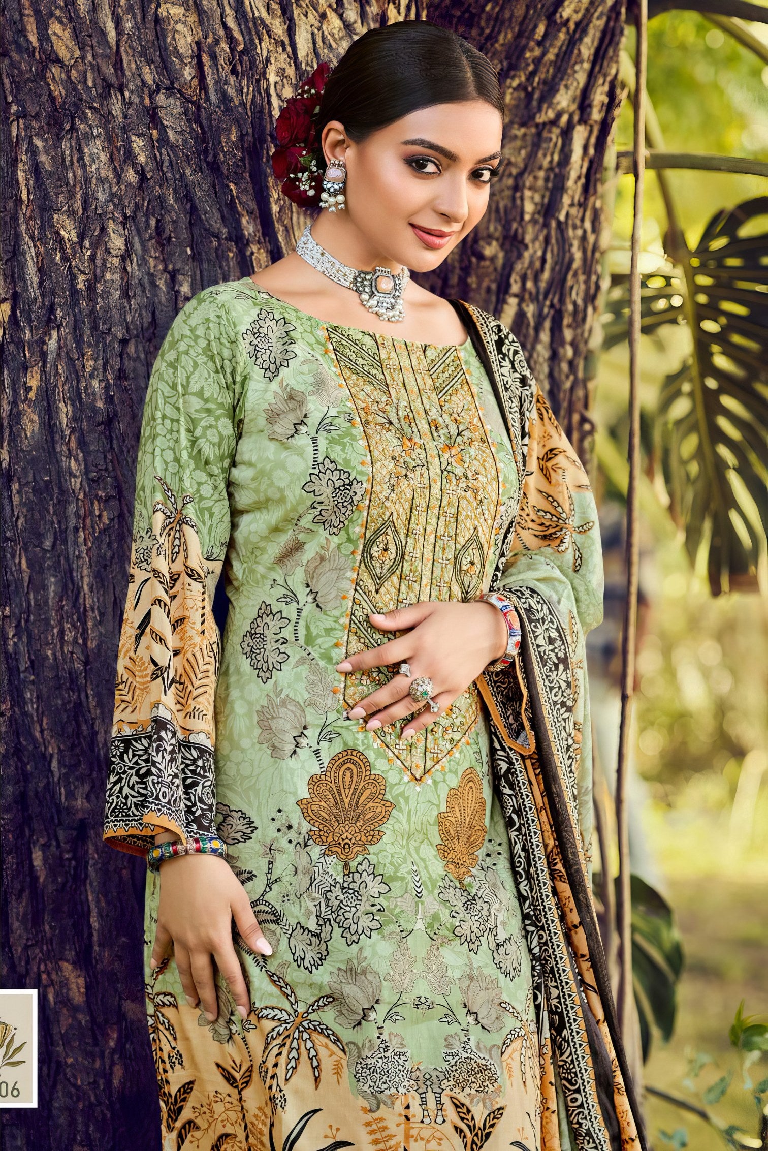 Aarvi Cotton Charming Suit EAST0040