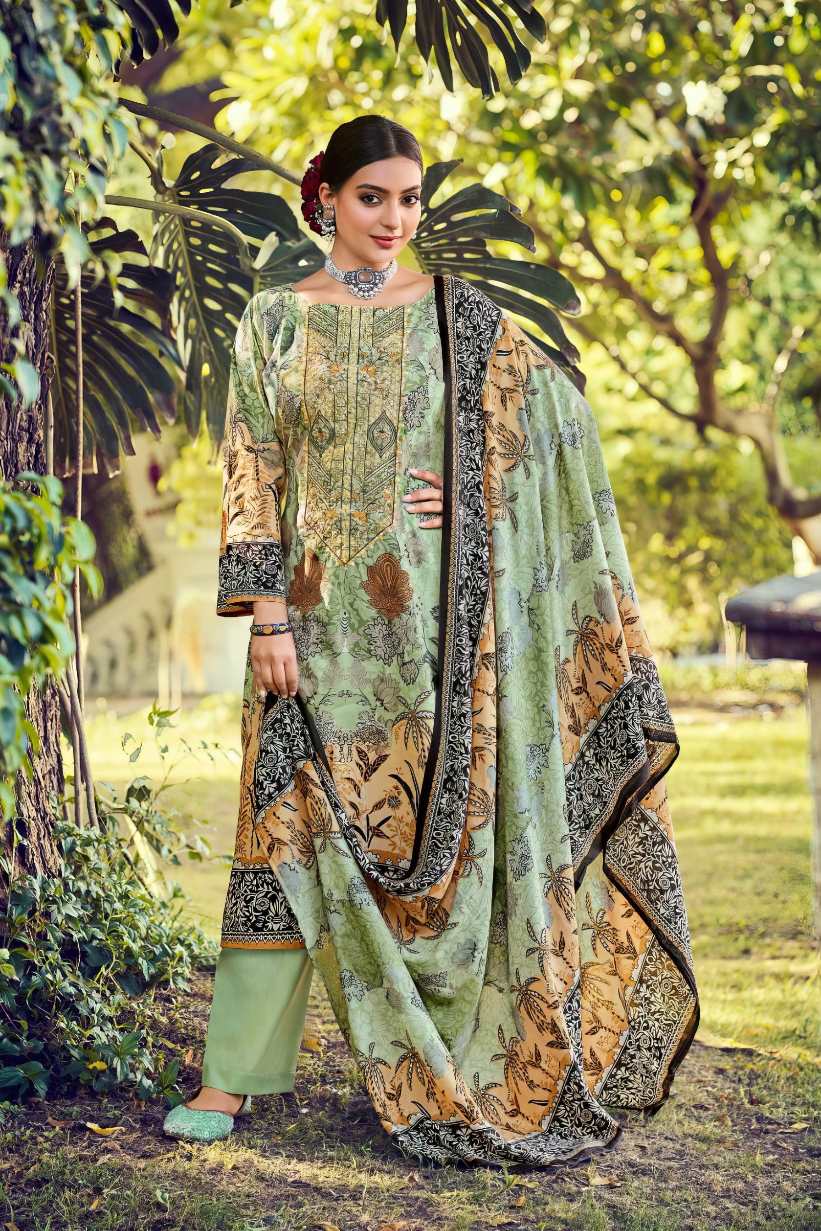 Aarvi Cotton Charming Suit EAST0040