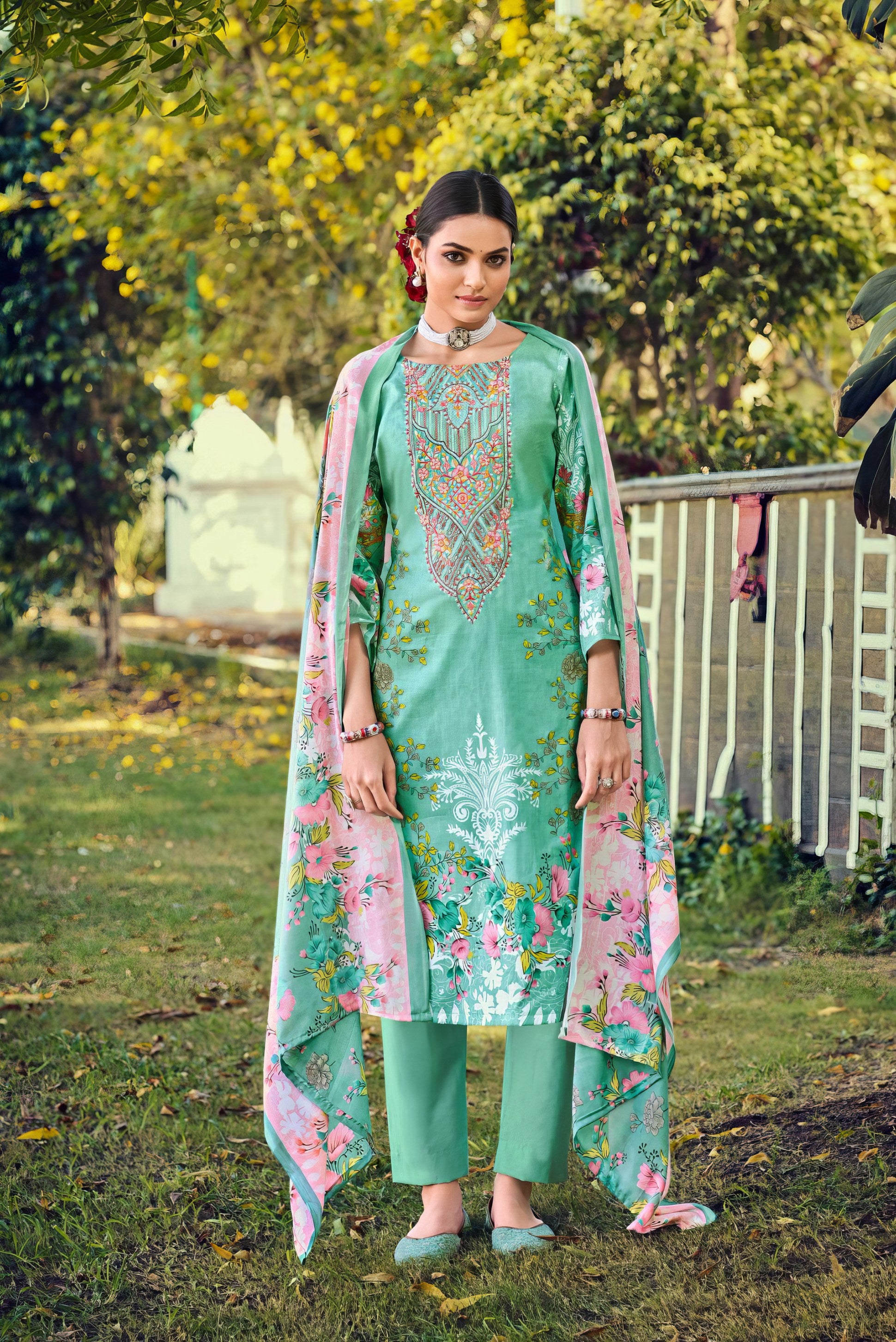 Aarvi Cotton Charming Suit EAST0040