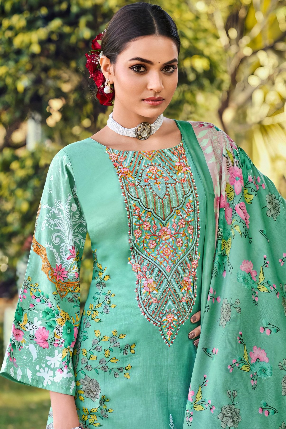 Aarvi Cotton Charming Suit EAST0040