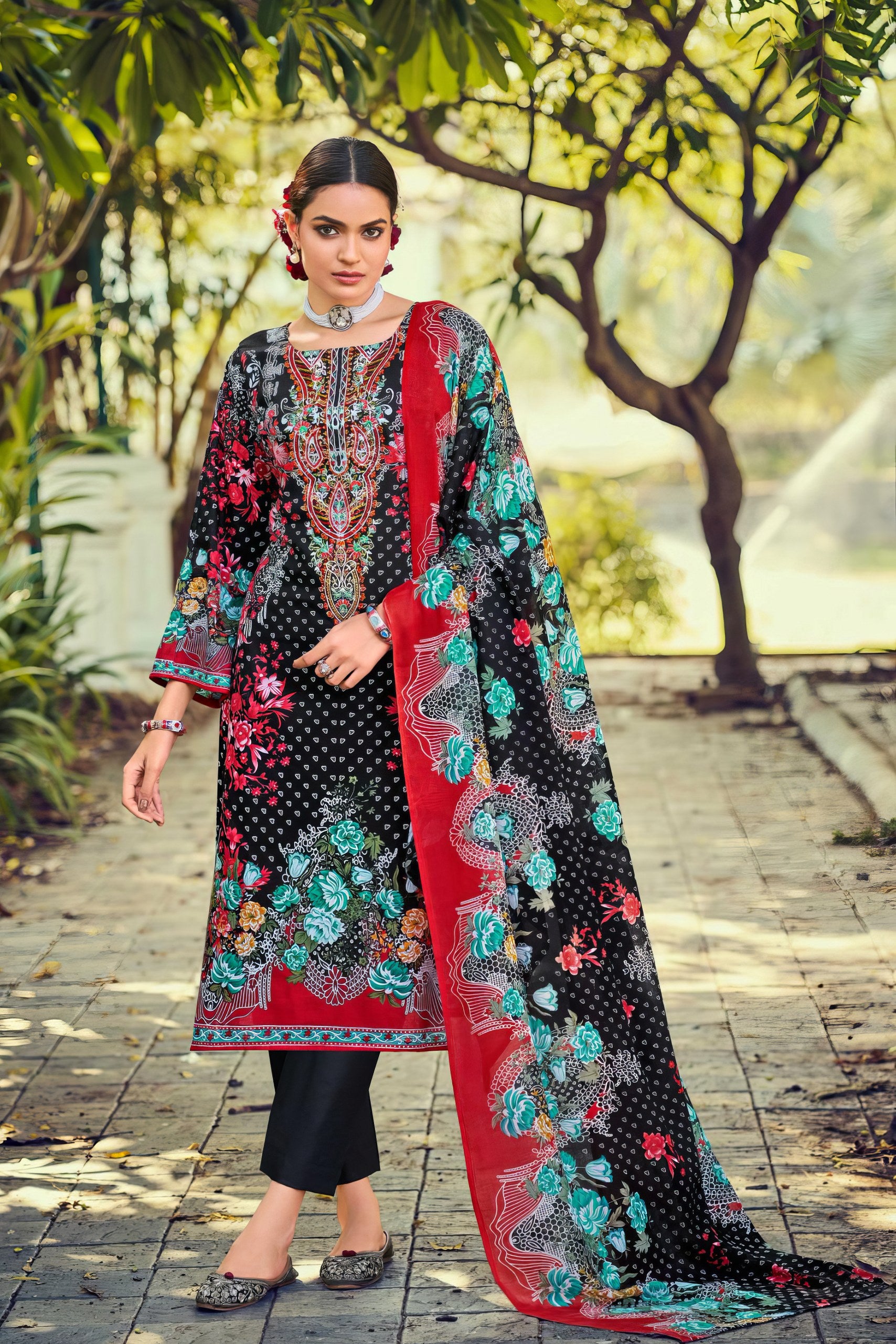 Aarvi Cotton Charming Suit EAST0040