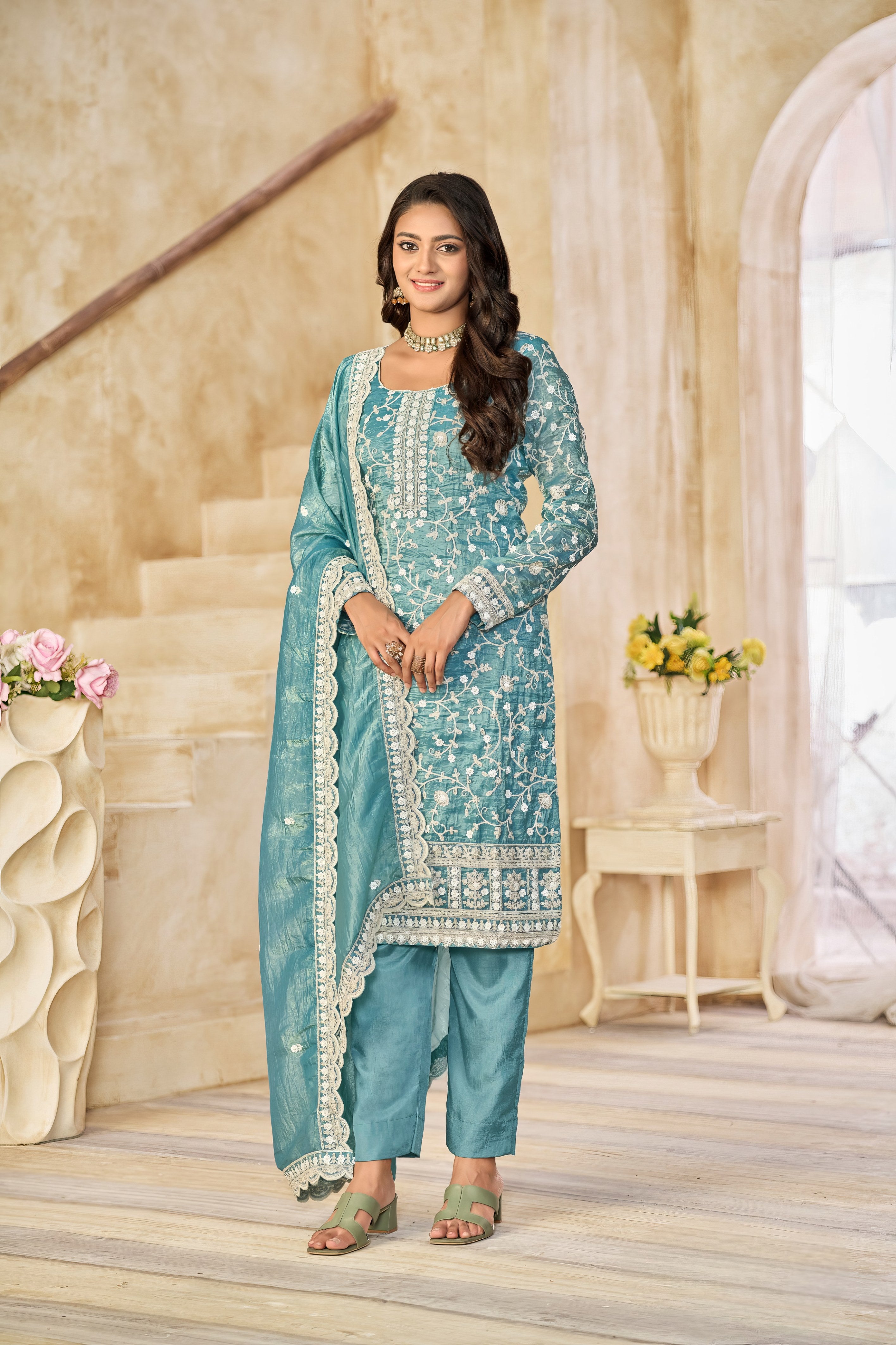 Swarnika Organza Set Suit EAST0038