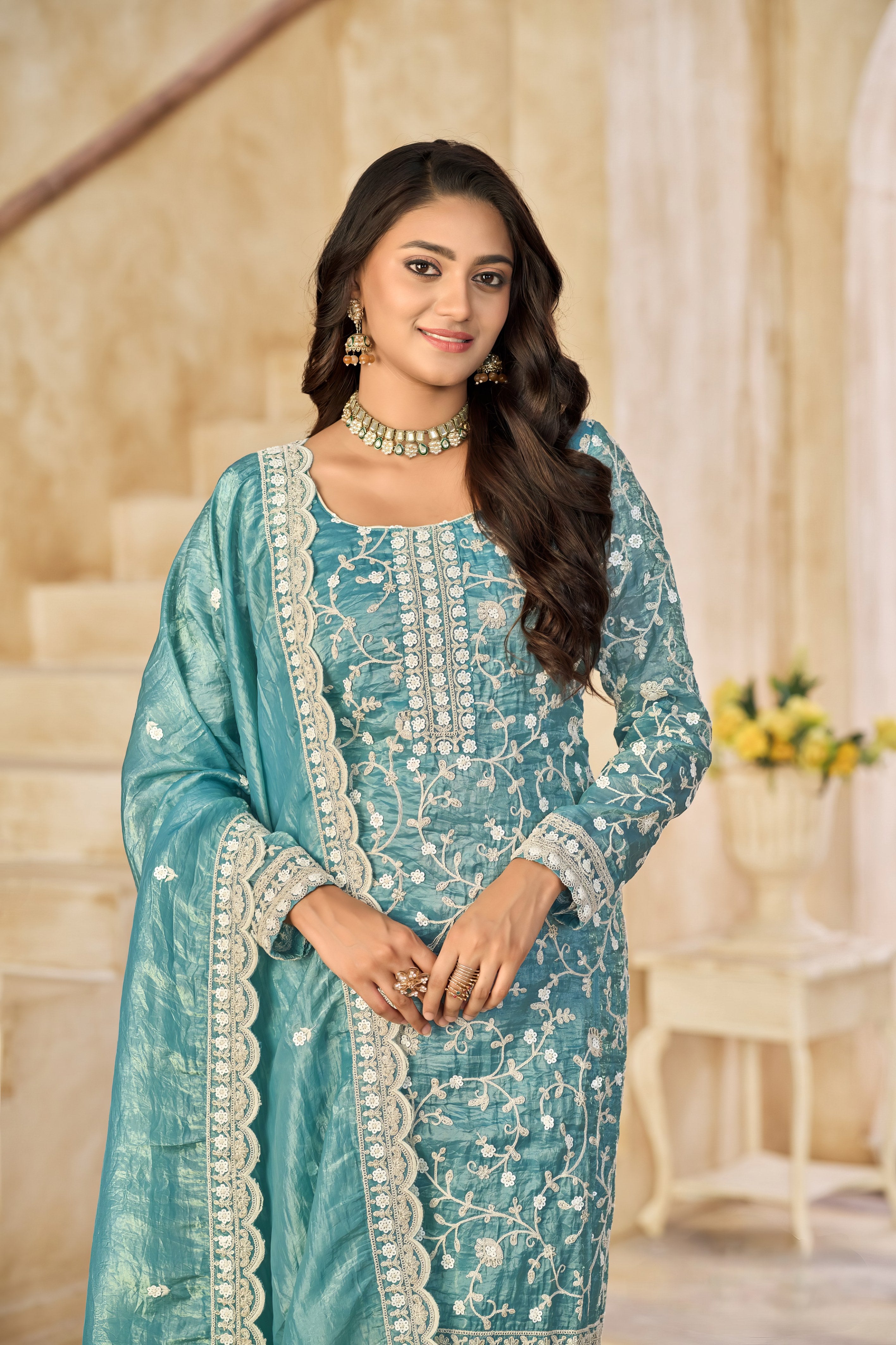 Swarnika Organza Set Suit EAST0038