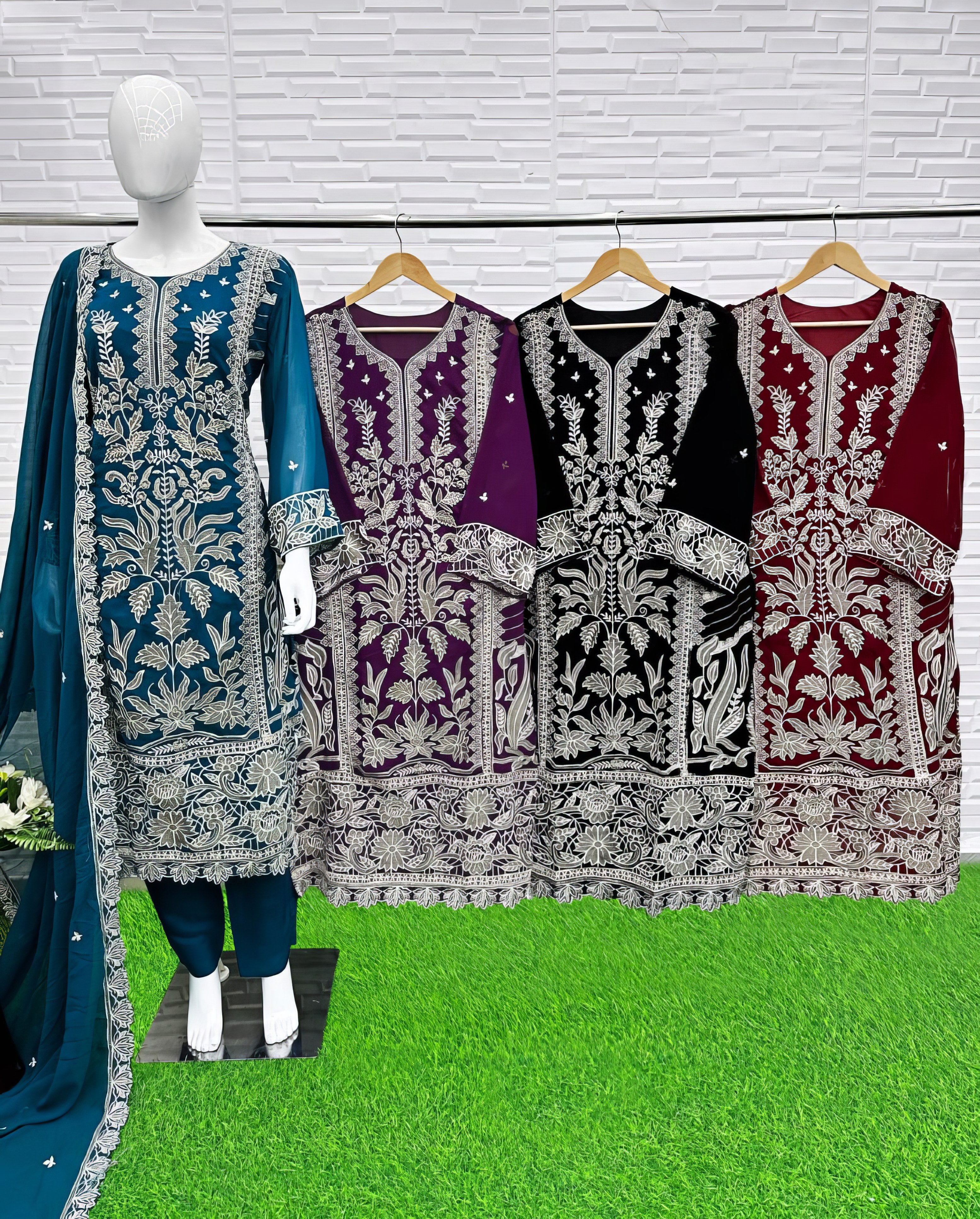 Aamira Handworked Pakistani Suit LXPK0077