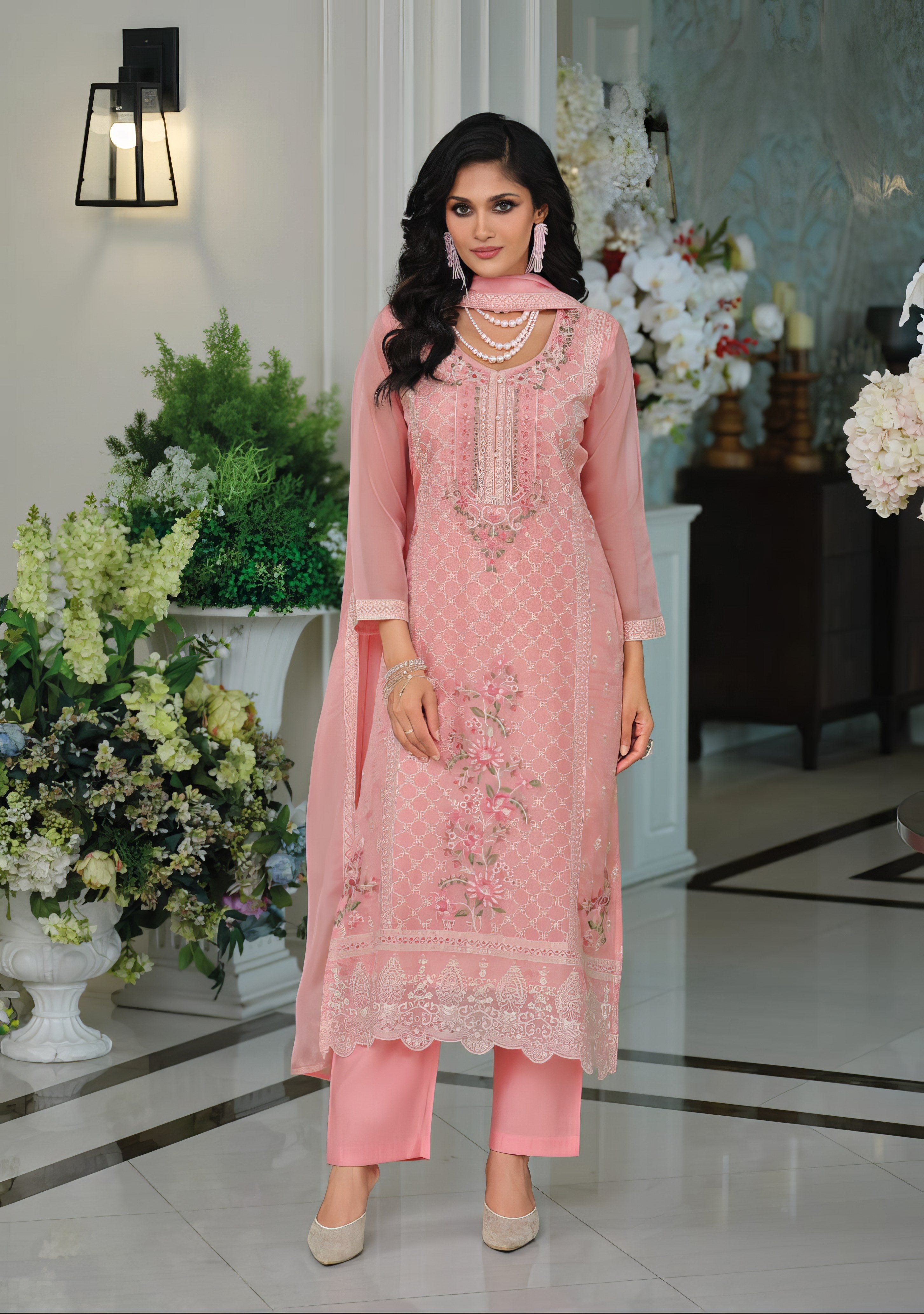 Zunaira Embroidered Pakistani Suit LXPK0081