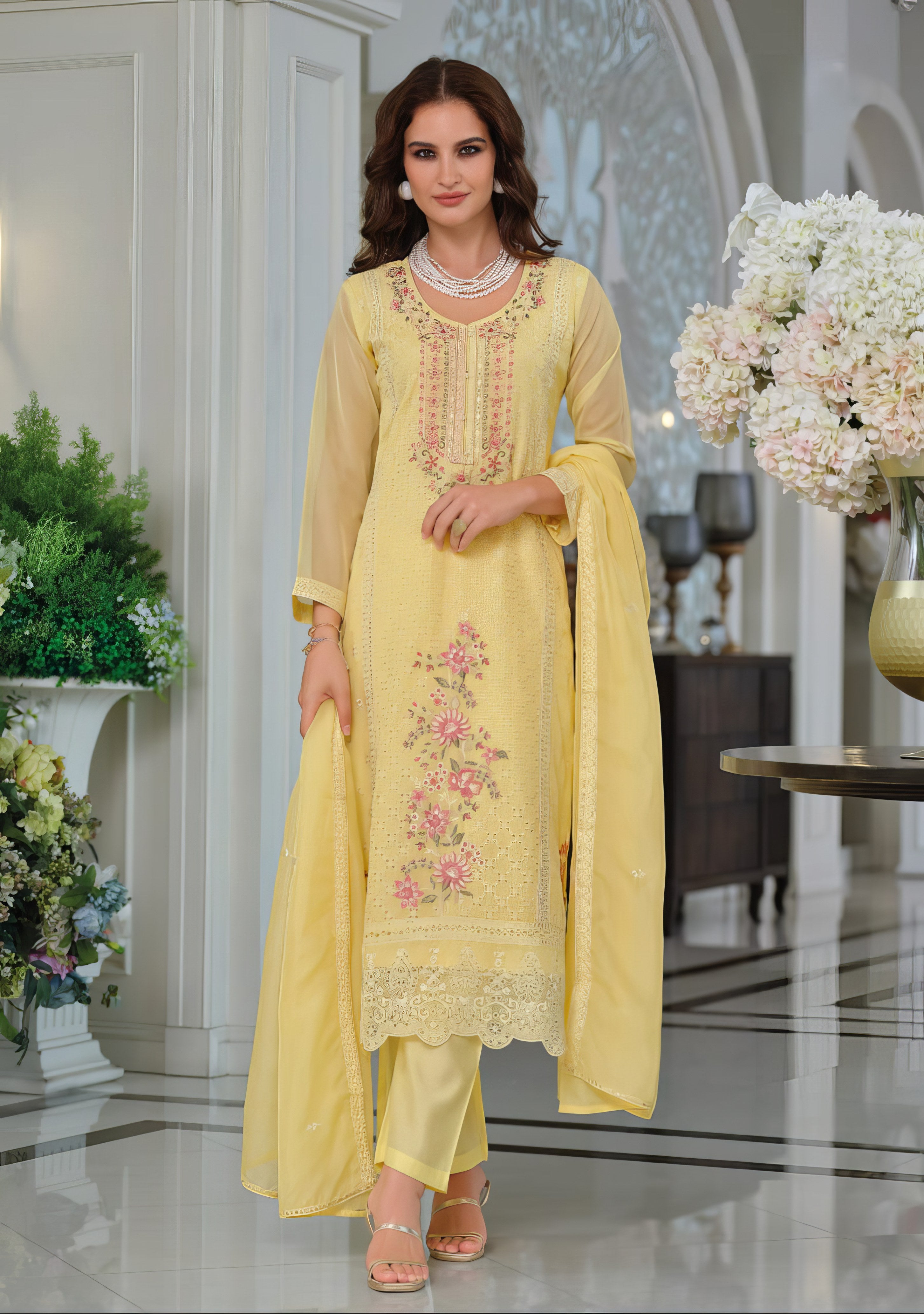 Zunaira Embroidered Pakistani Suit LXPK0081