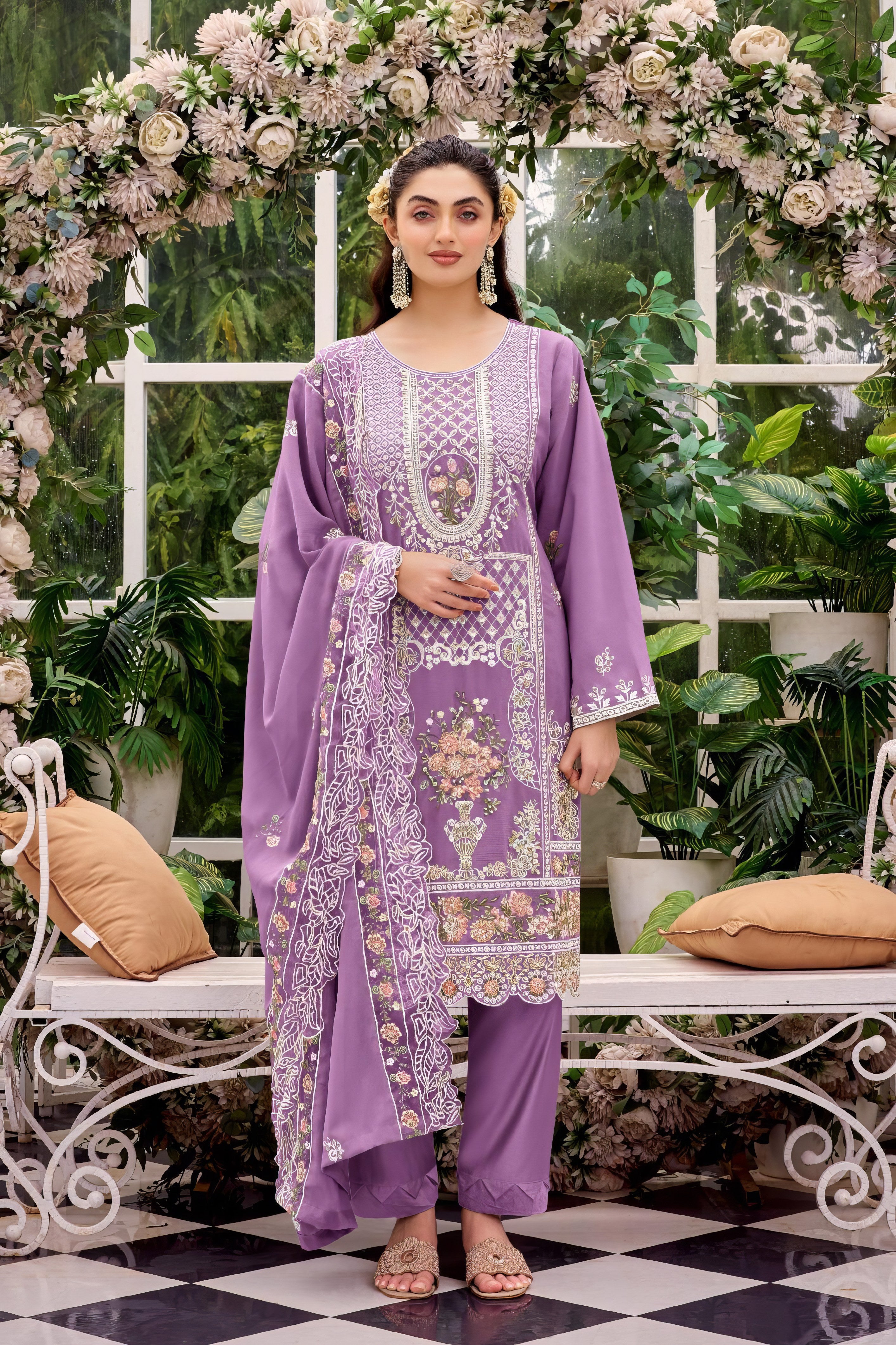 Chiffon Fab Premium Pakistani Suit LXPK0096