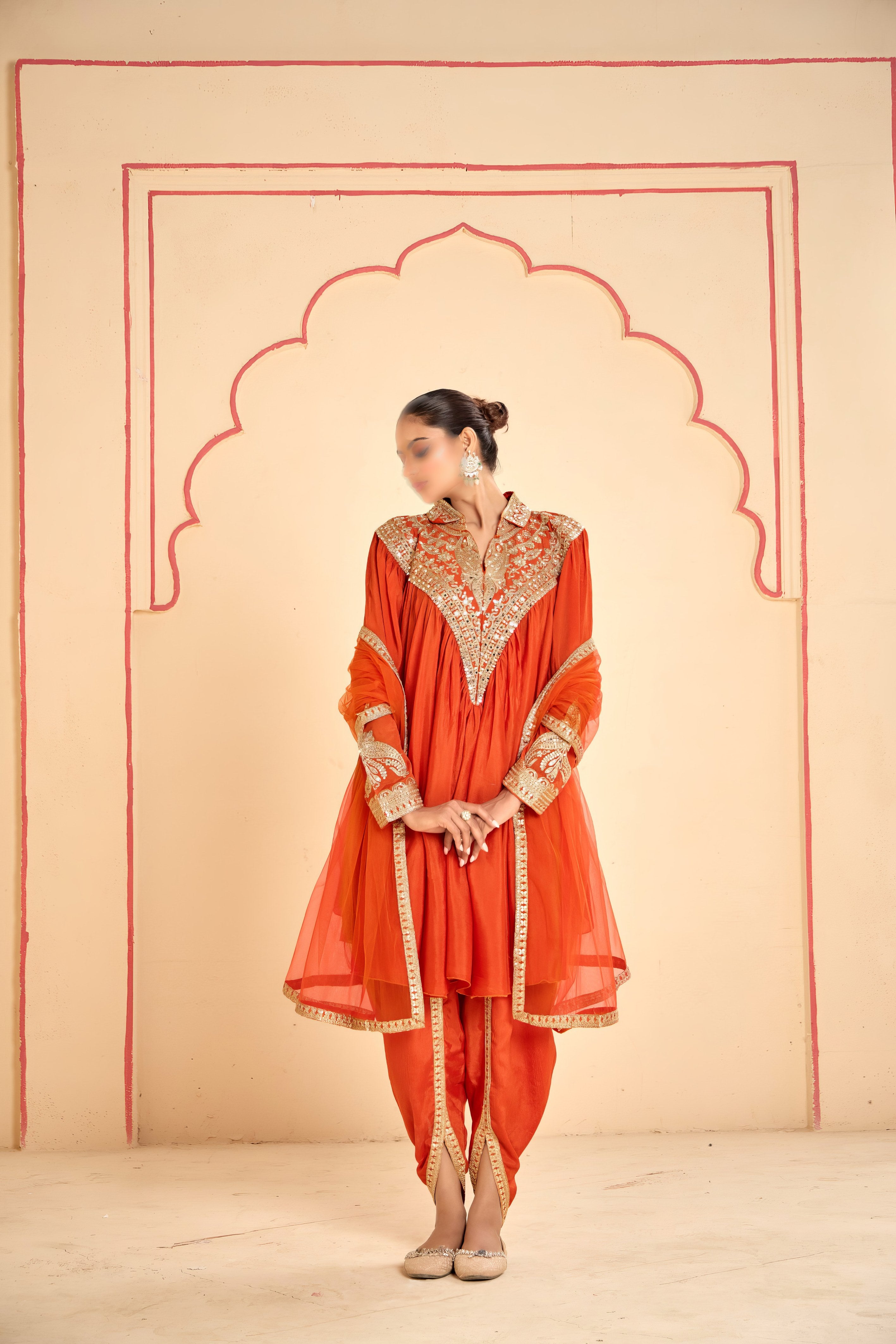 Zehra Digital Bloom Luxury Suit LXST0057