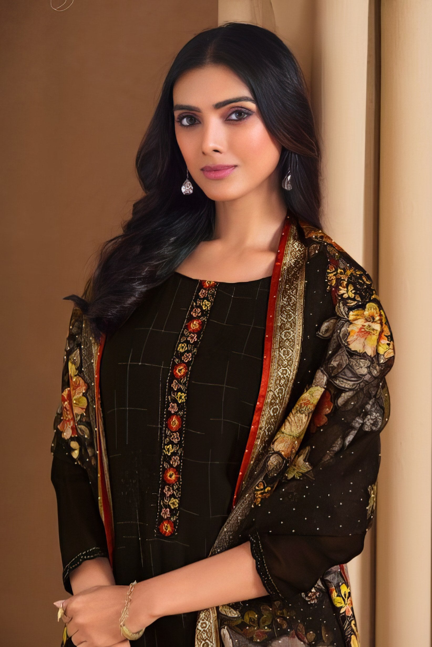 Floral printed Luxury Suit LXST0058
