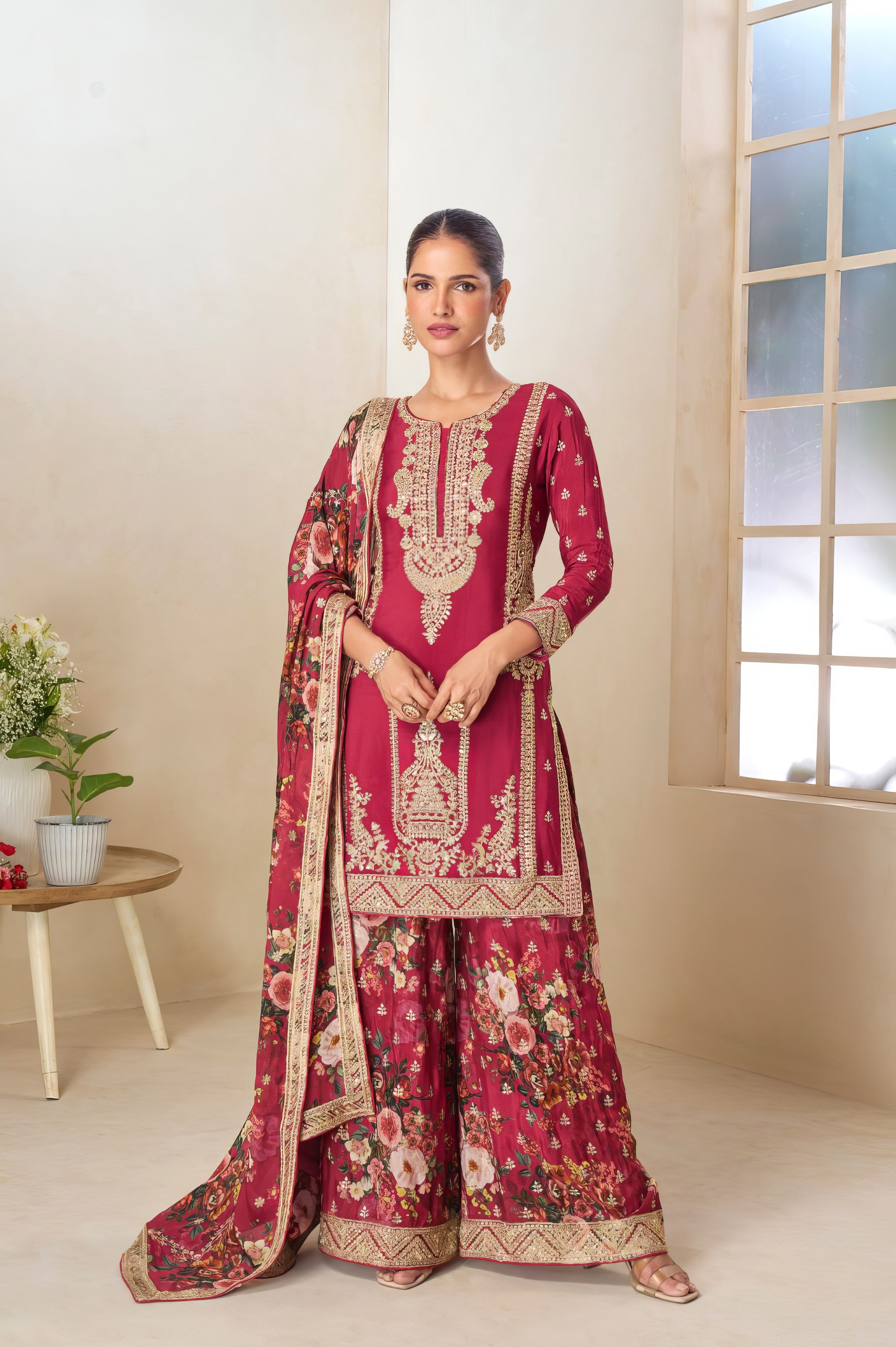 Chinon Charm Sharara Suit LXSR0091