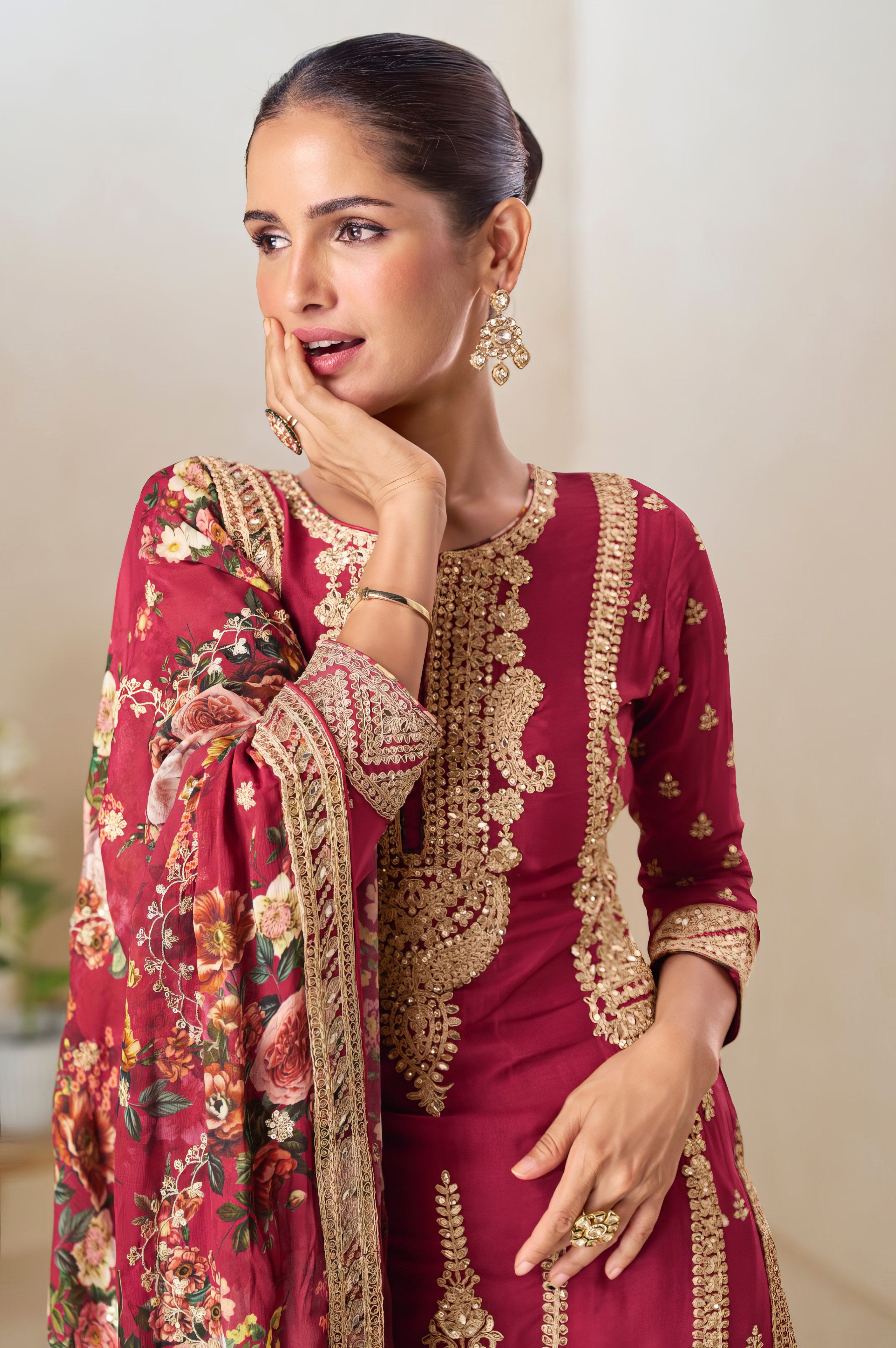 Chinon Charm Sharara Suit LXSR0091