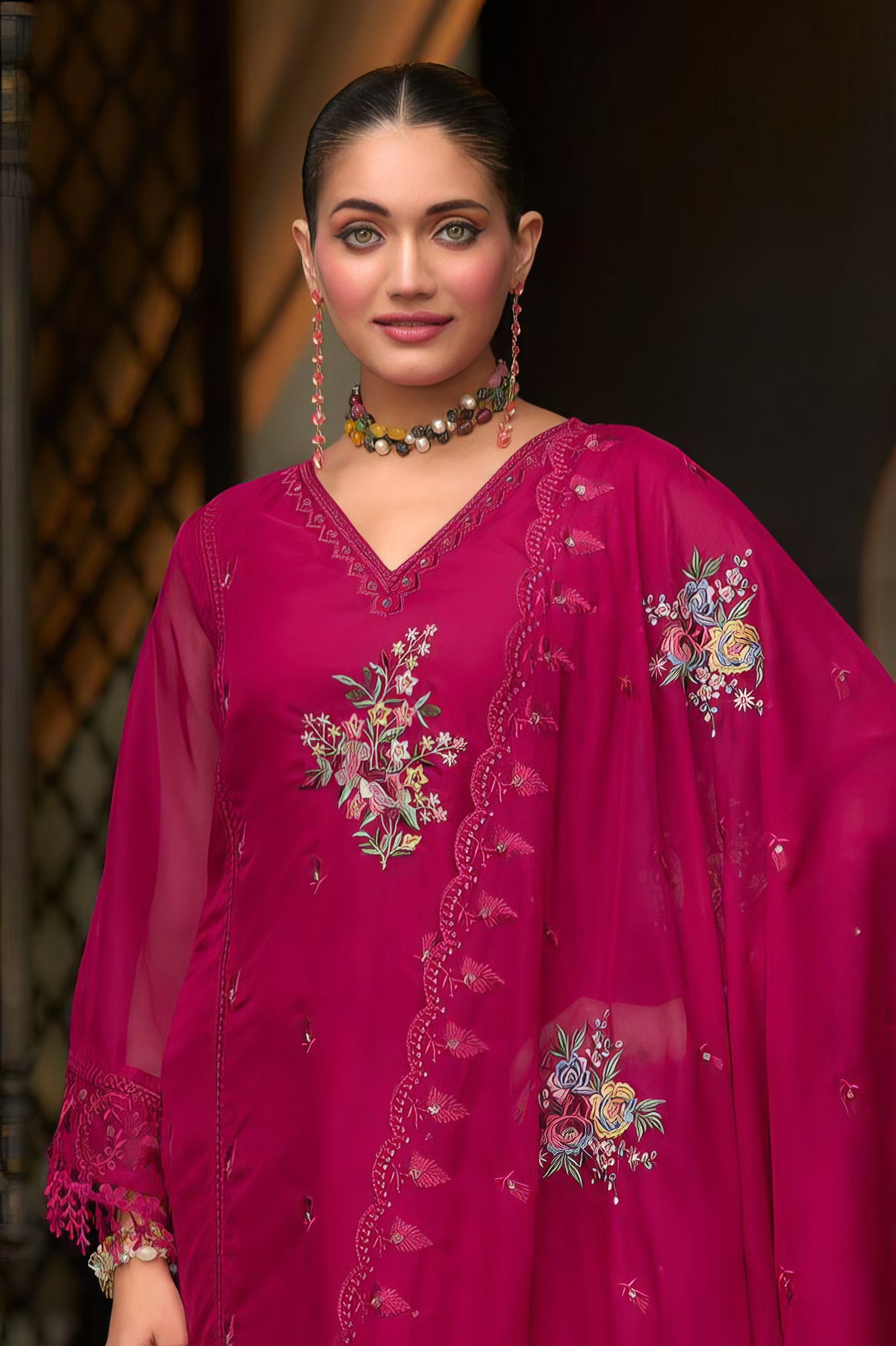 Blooming Organza Pakistani Suit LXPK0089