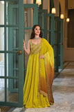 Zohra Silk Ensemble Gown LXGW0047
