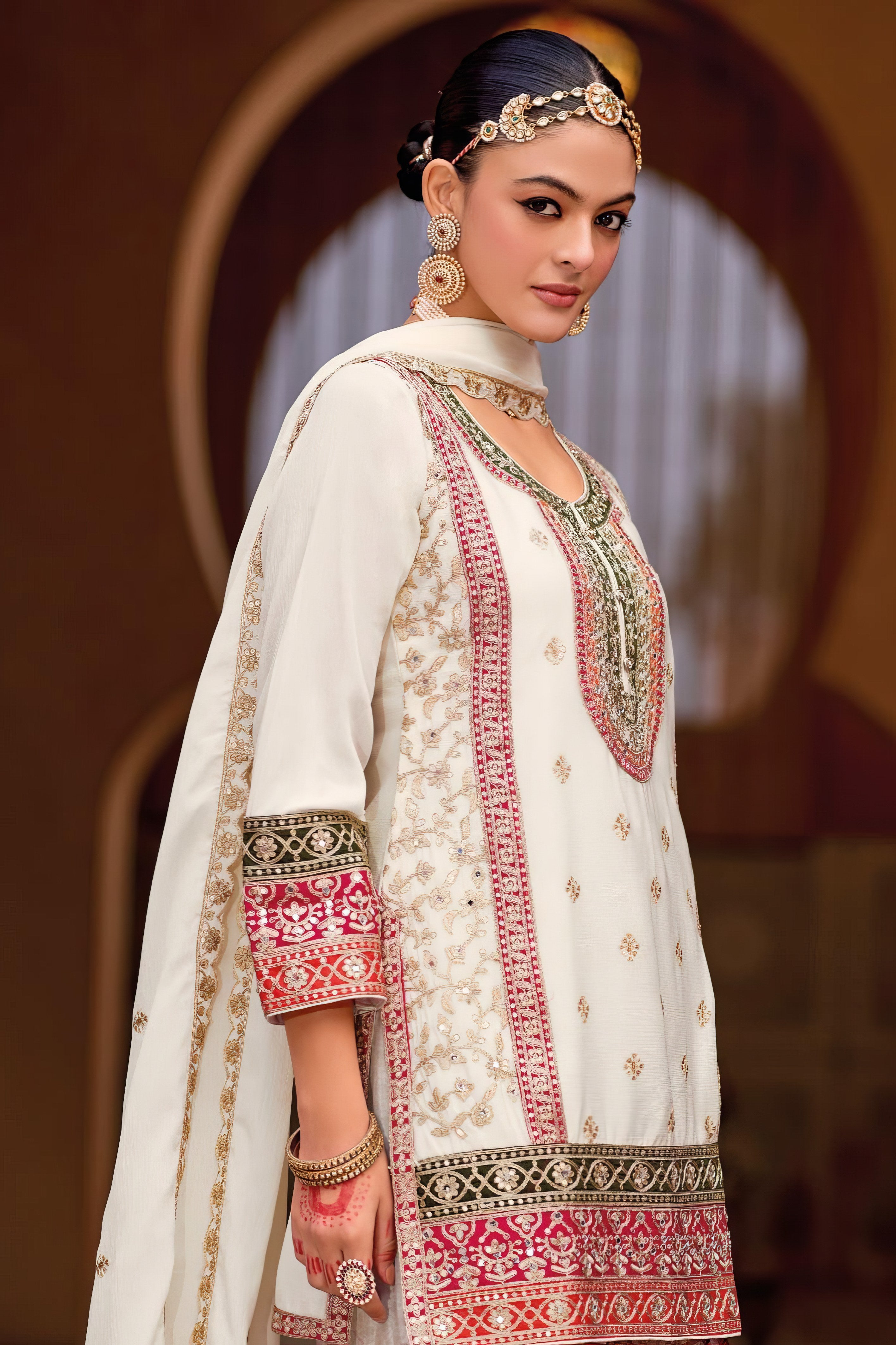 Fabeha Elegance Sharara LXSR0095