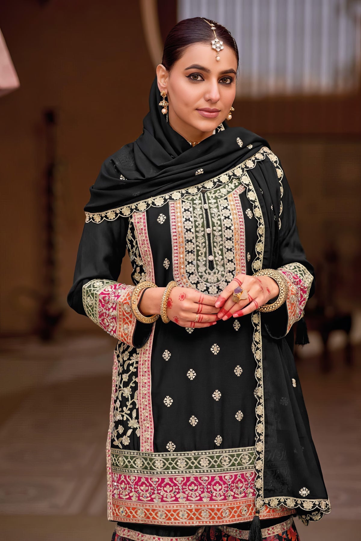 Fabeha Elegance Sharara LXSR0095