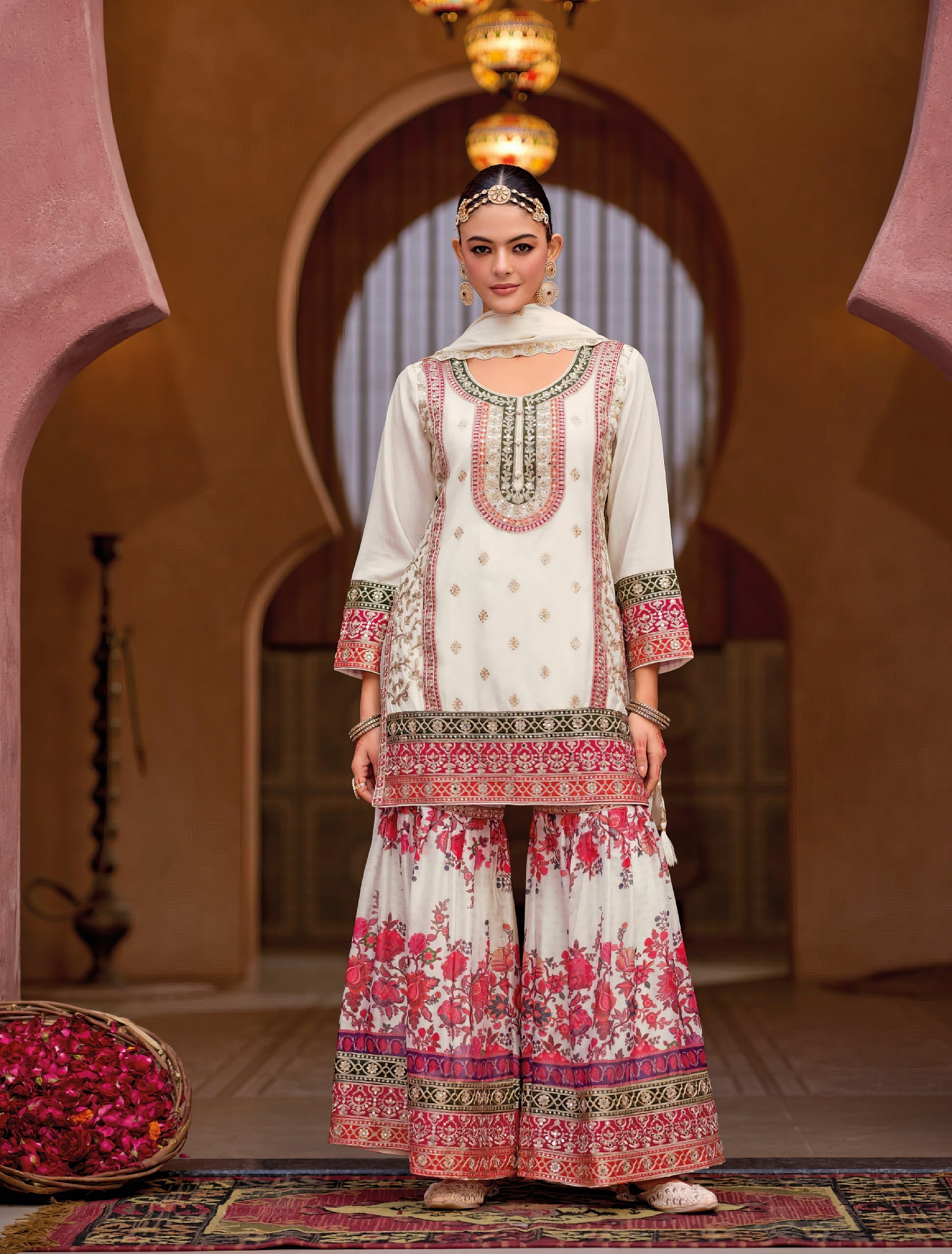 Fabeha Elegance Sharara LXSR0095