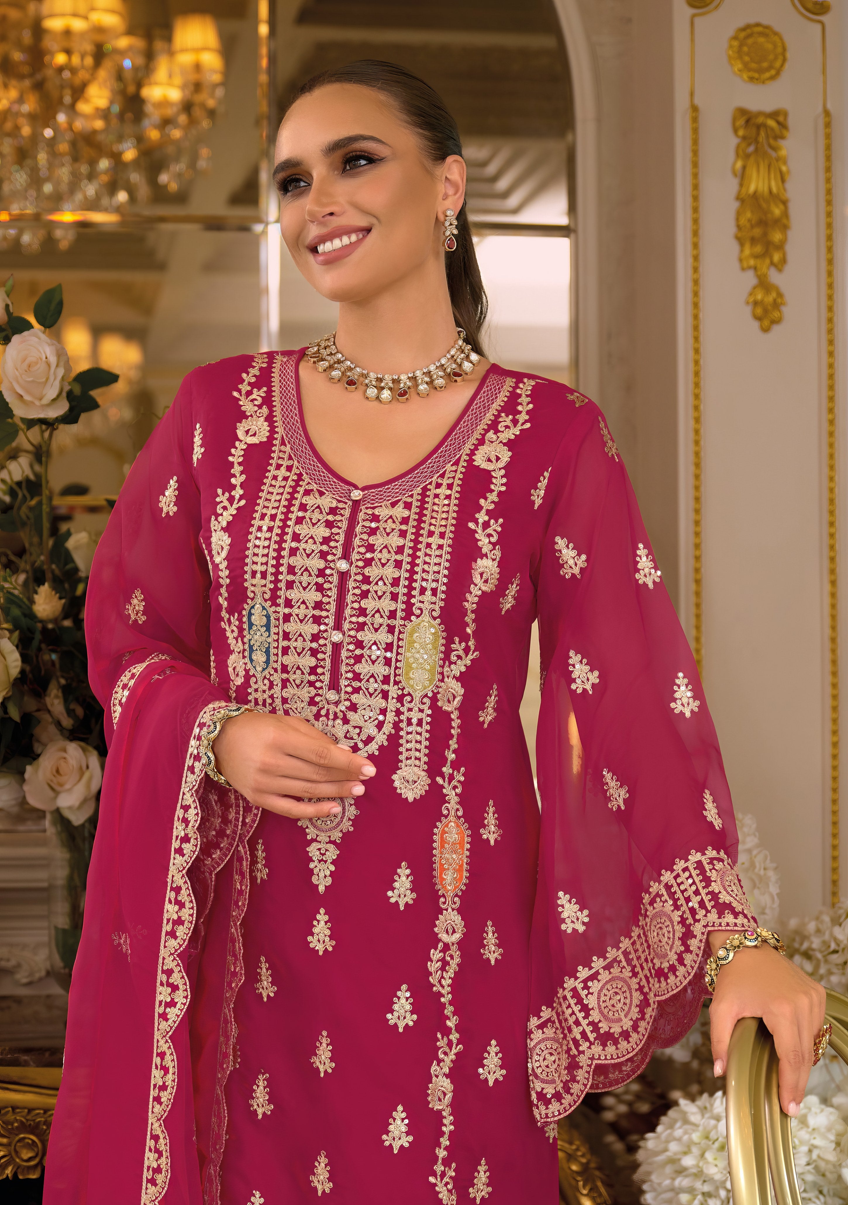 Organza Elegance Pakistani Suit LXPK0090